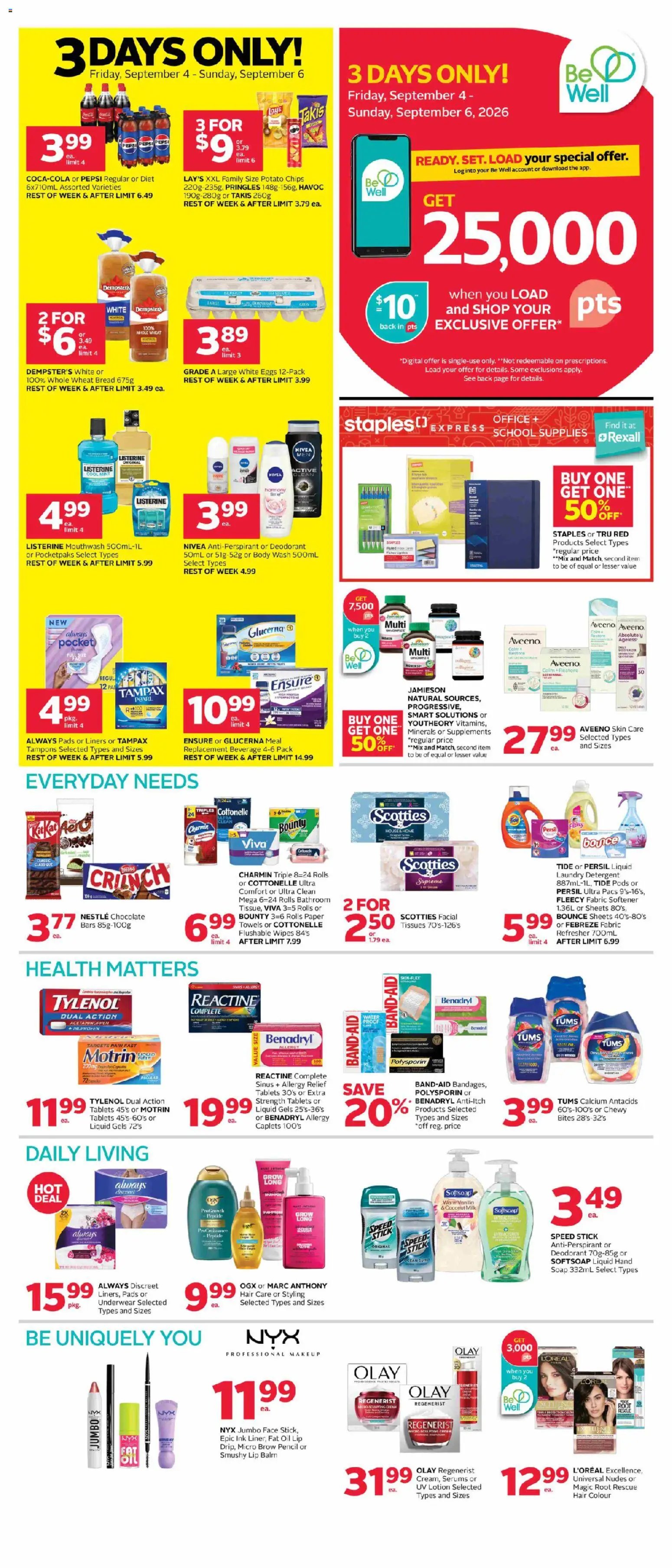 Rexall weekly flyer / circulaire