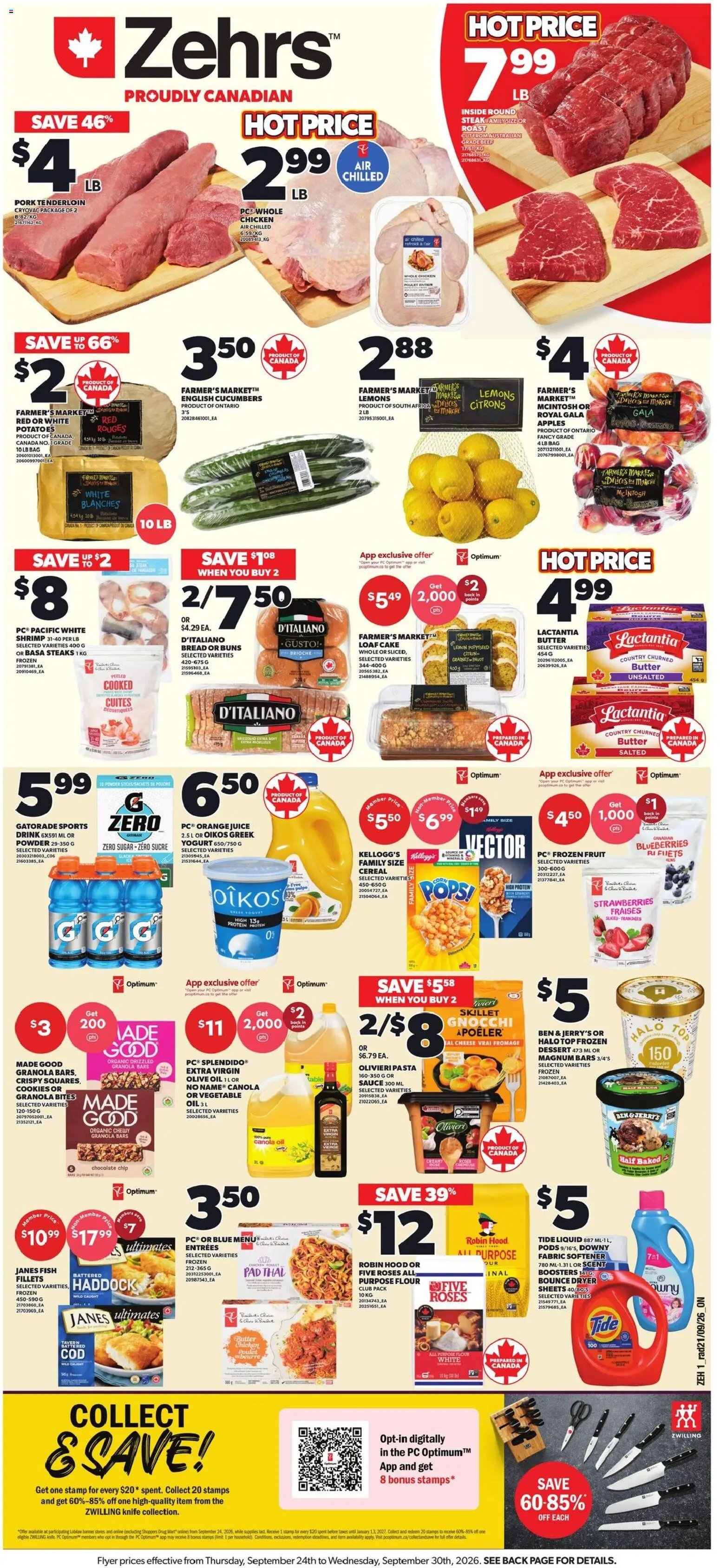 Zehrs weekly flyer / circulaire