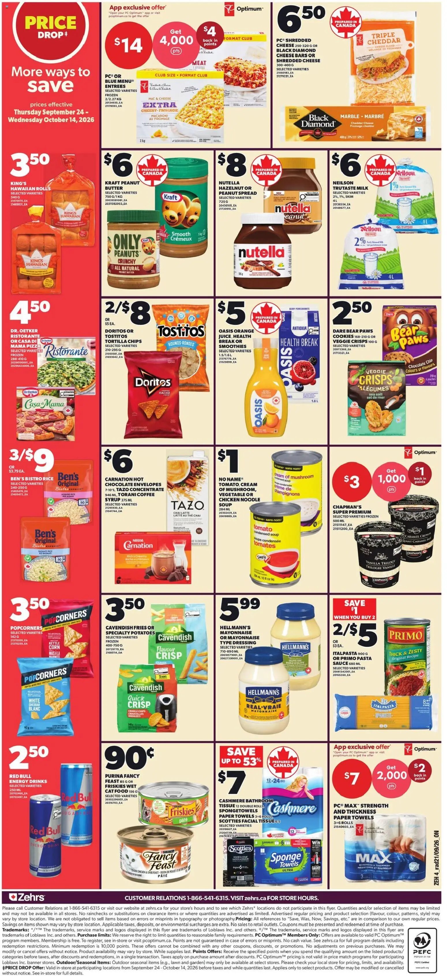 Zehrs weekly flyer / circulaire