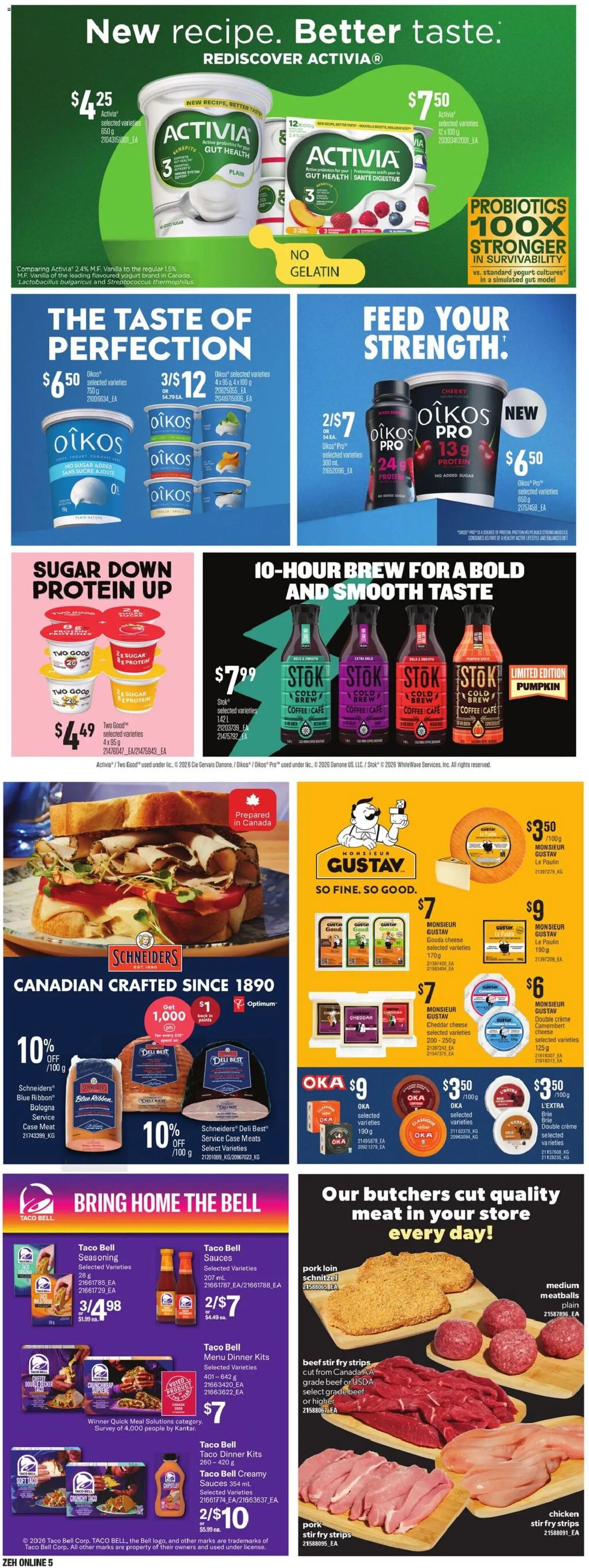 Zehrs weekly flyer / circulaire