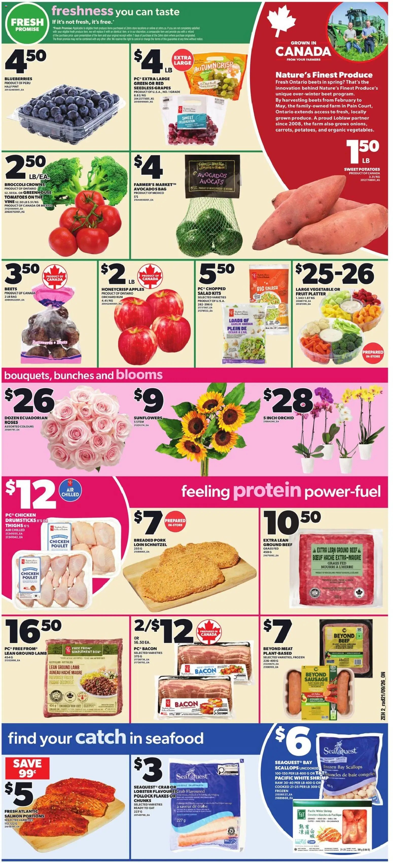 Zehrs weekly flyer / circulaire