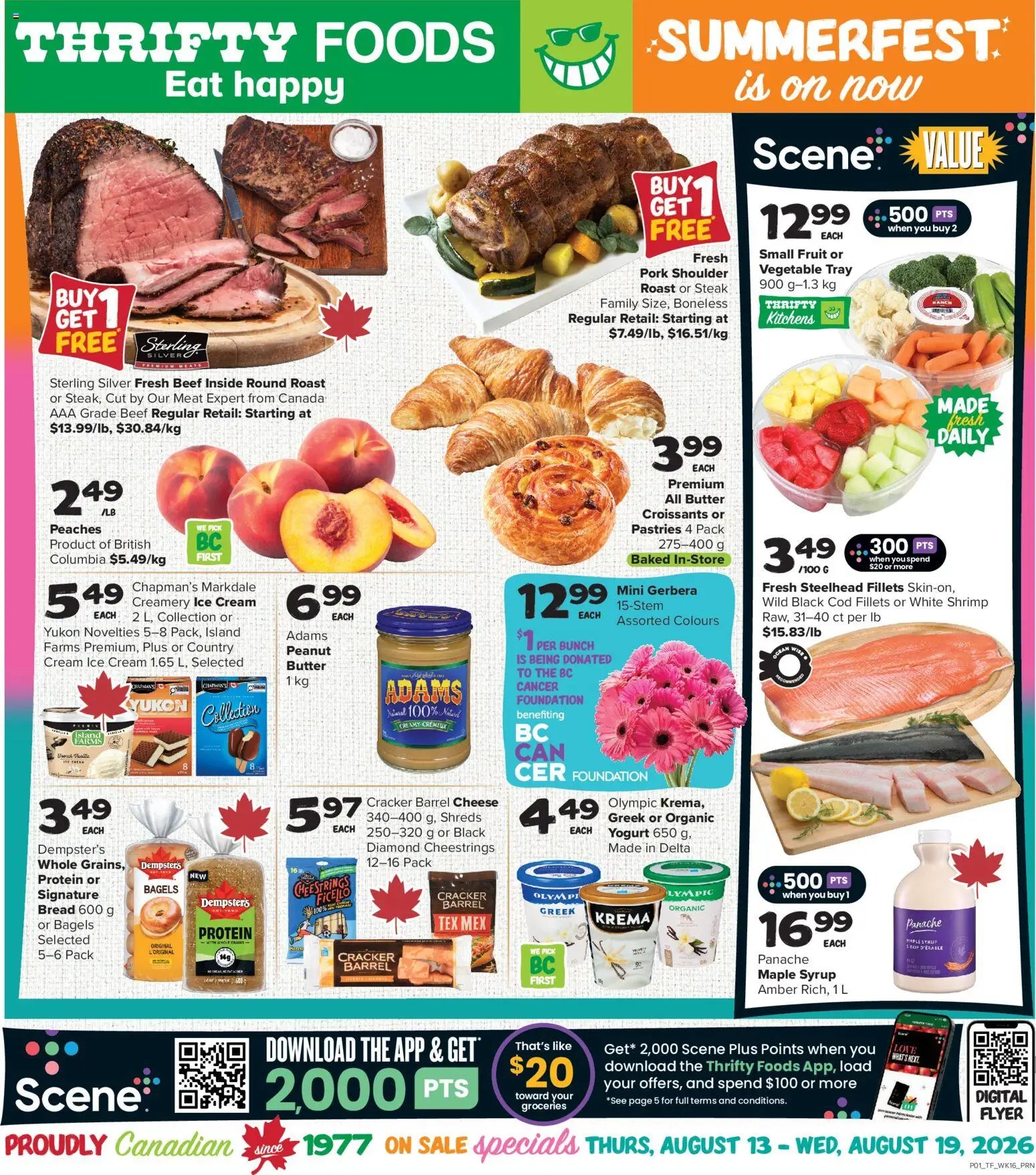 Thrifty Foods weekly flyer / circulaire
