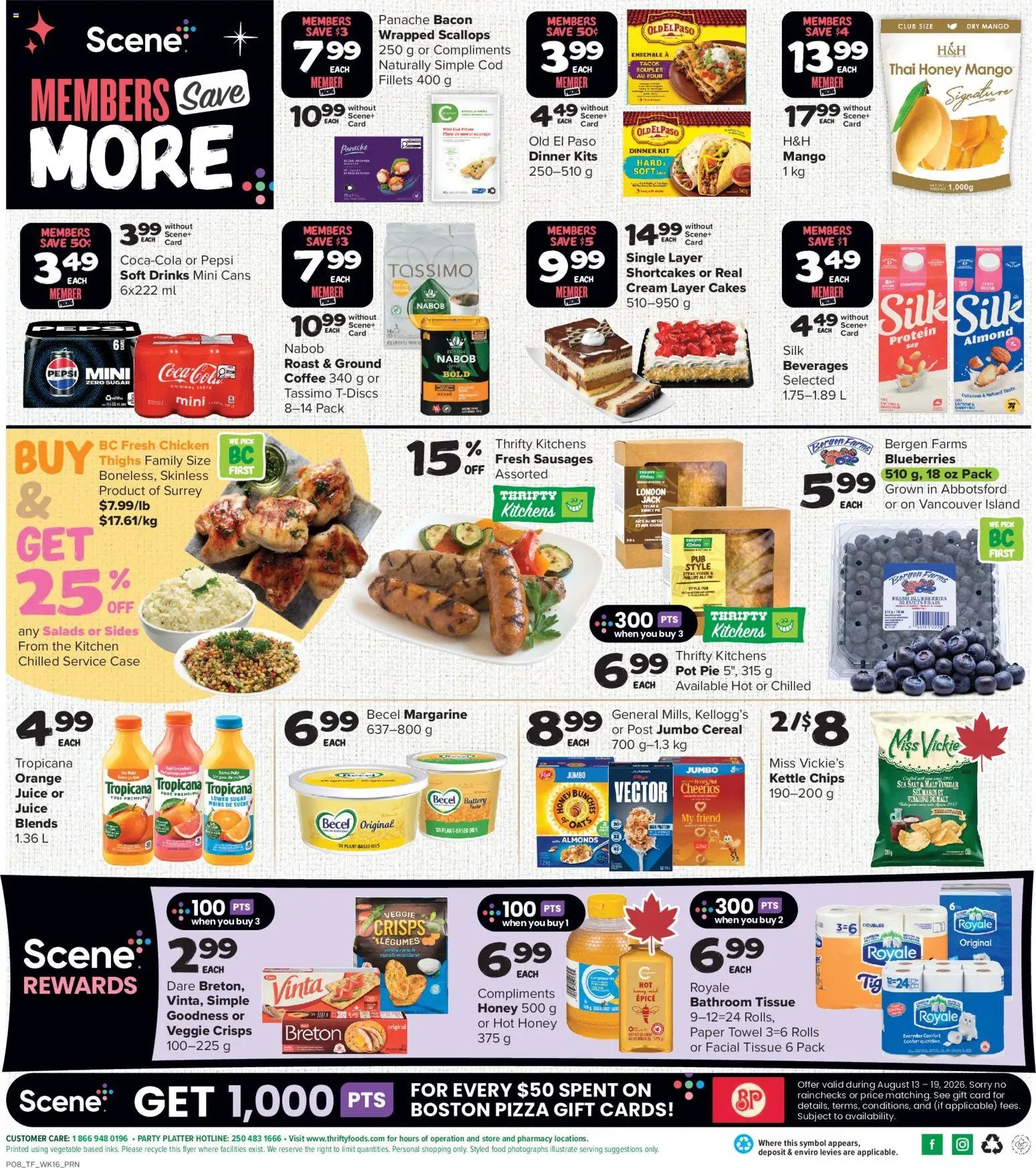 Thrifty Foods weekly flyer / circulaire