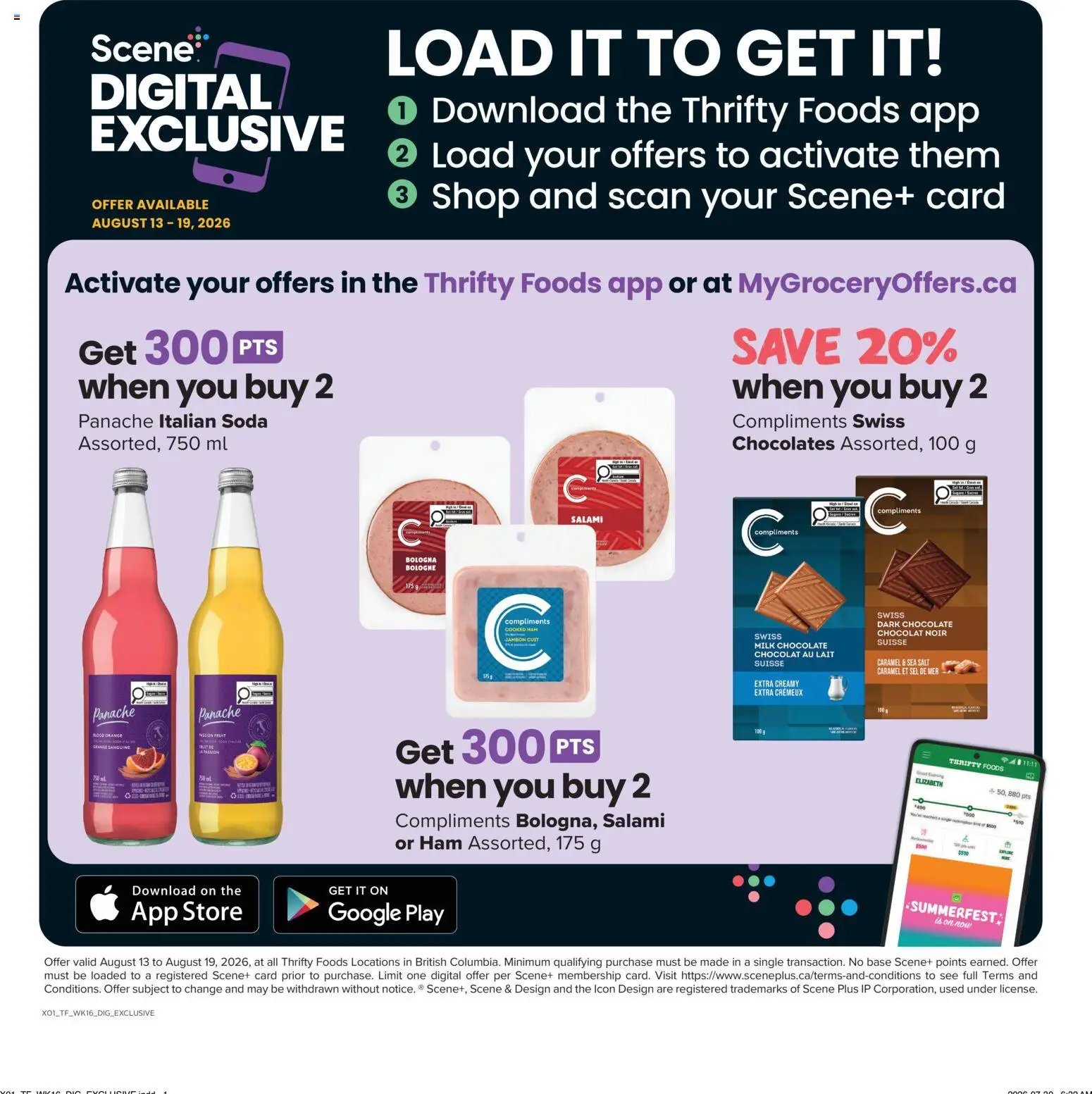 Thrifty Foods weekly flyer / circulaire