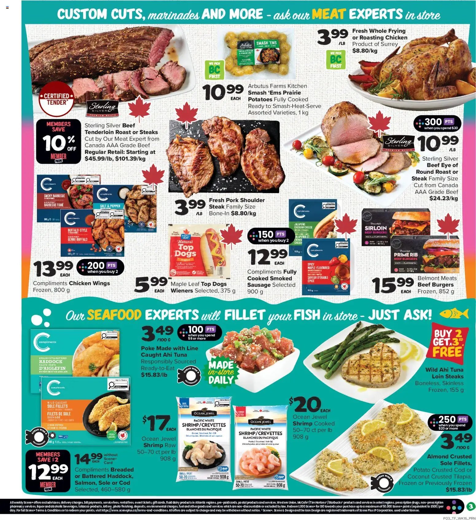 Thrifty Foods weekly flyer / circulaire