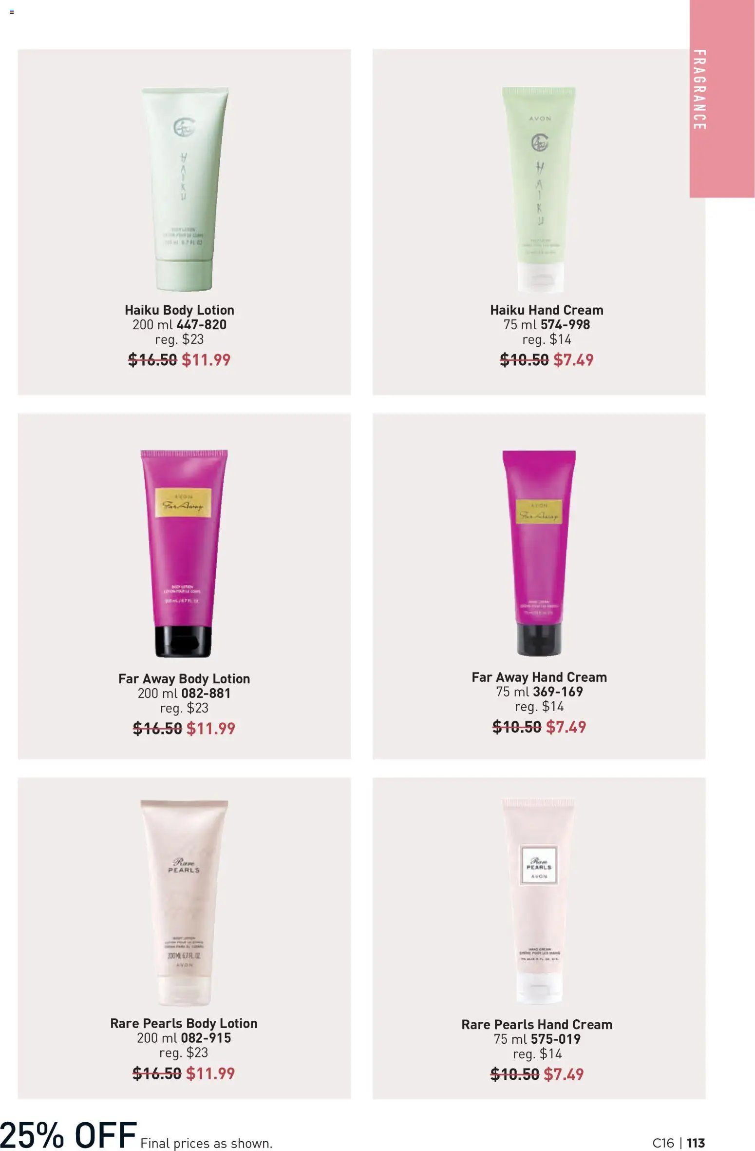 Avon Brochure Campaign