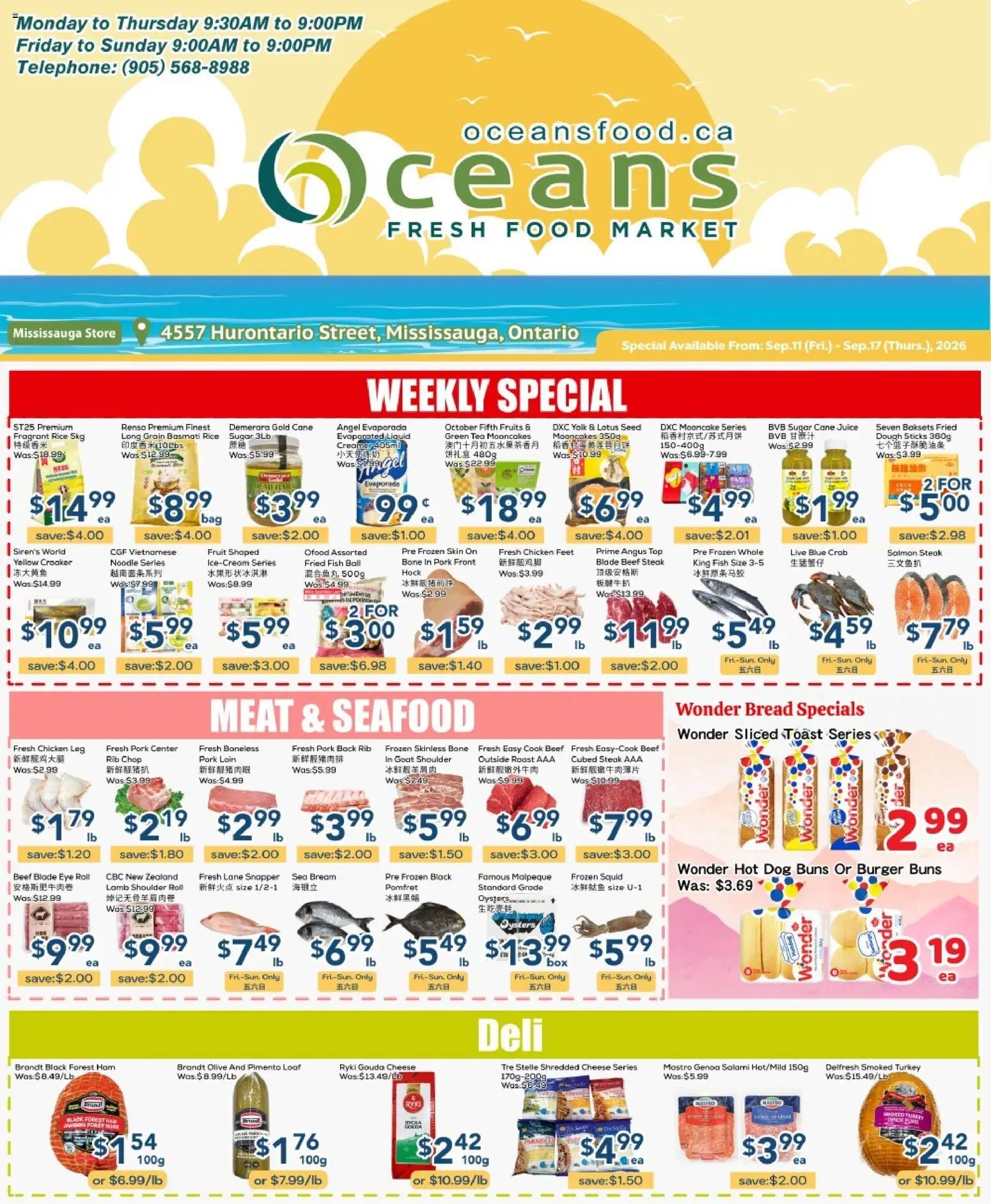Oceans weekly flyer - Mississauga