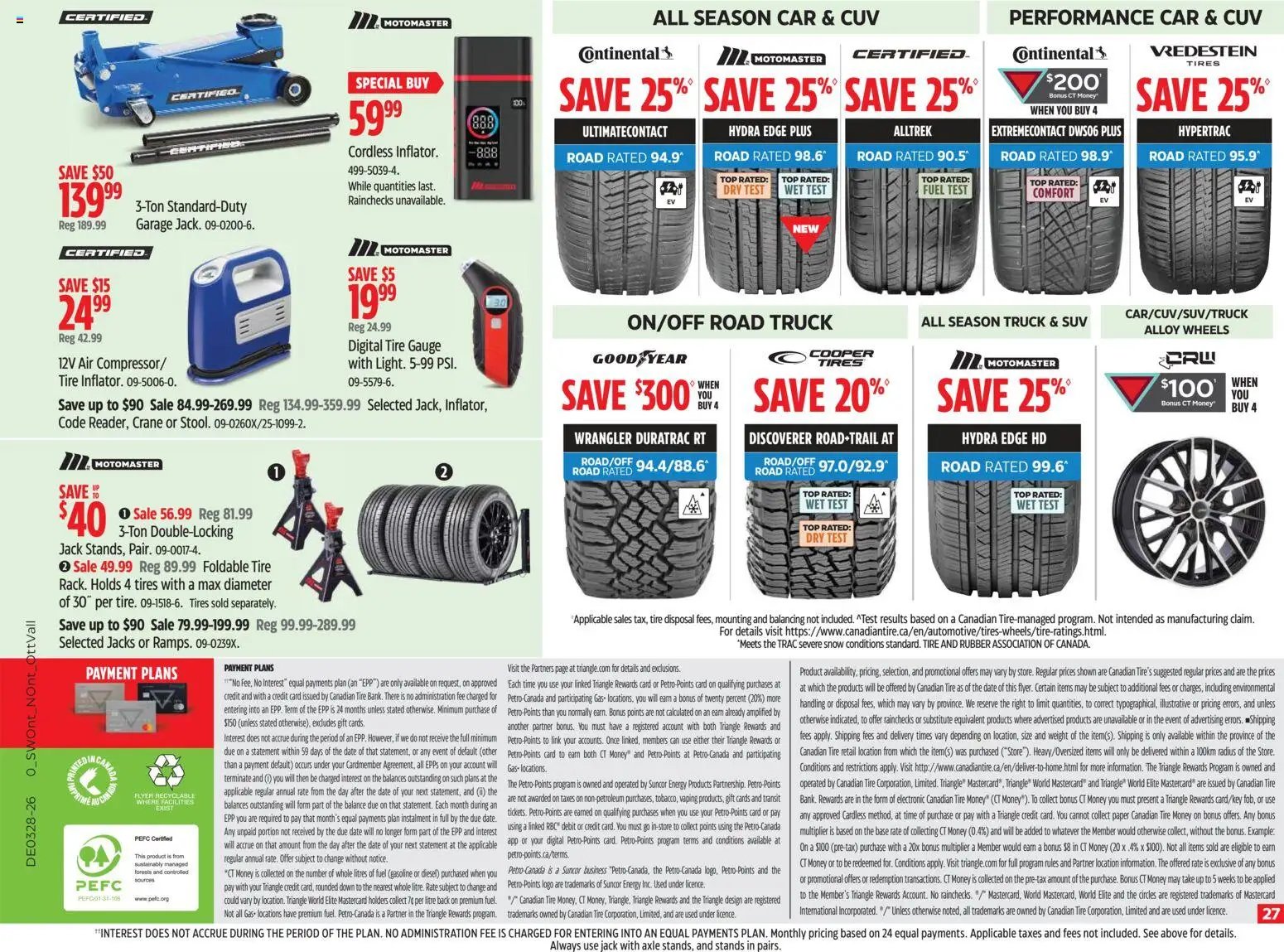 Canadian Tire weekly flyer