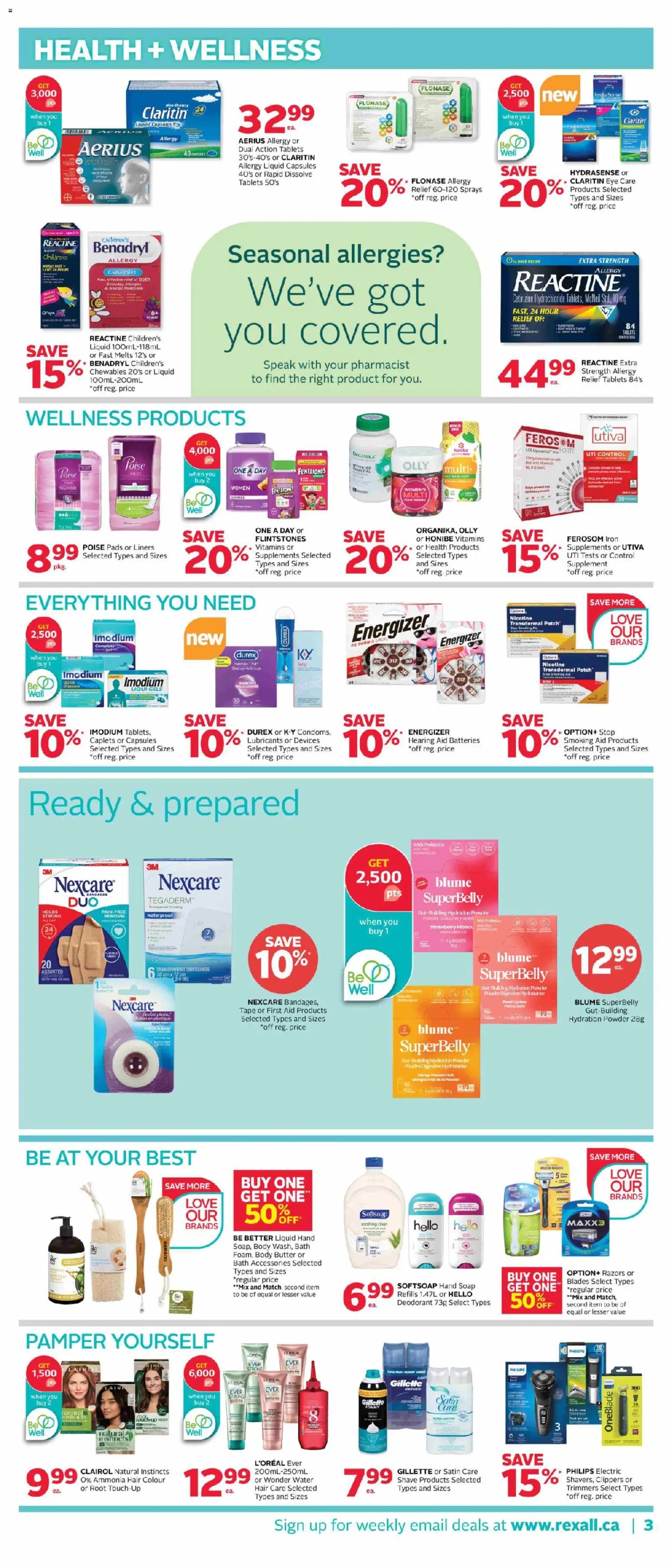 Rexall weekly flyer / circulaire