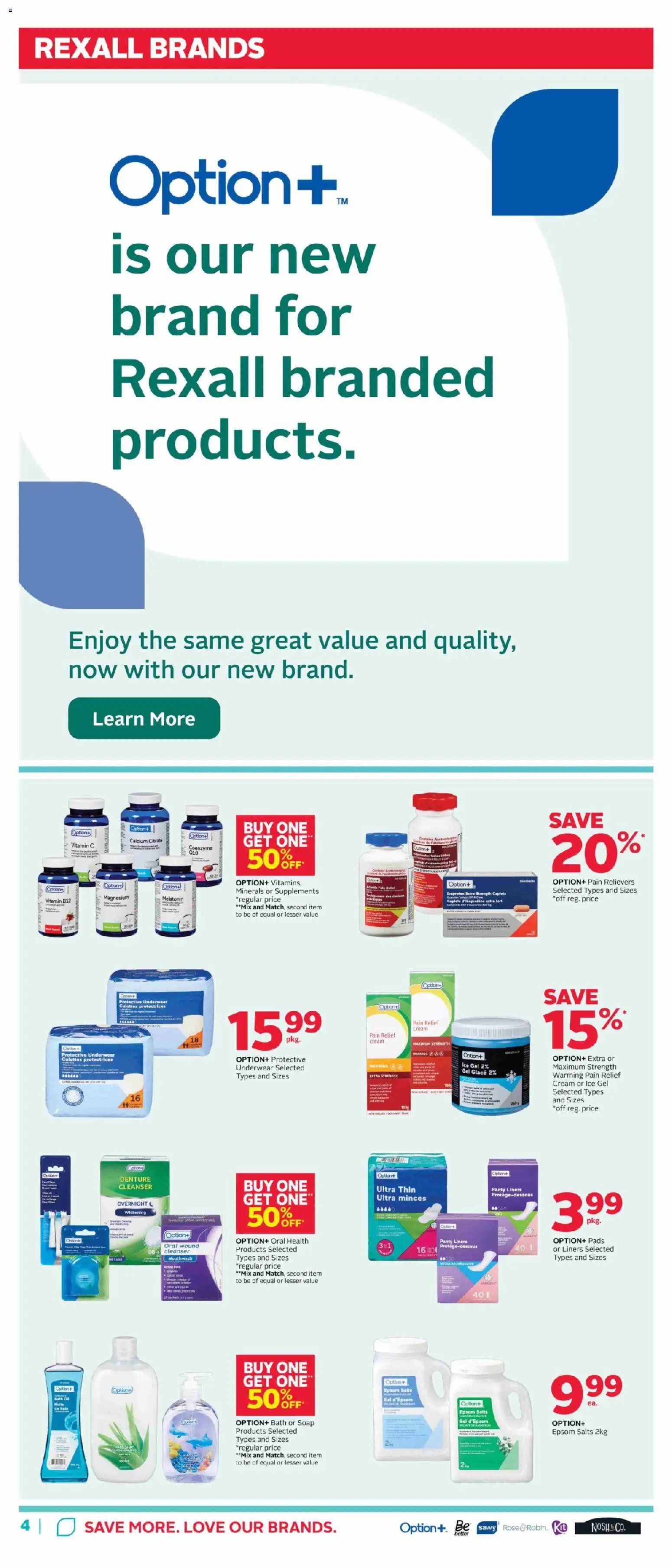 Rexall weekly flyer / circulaire