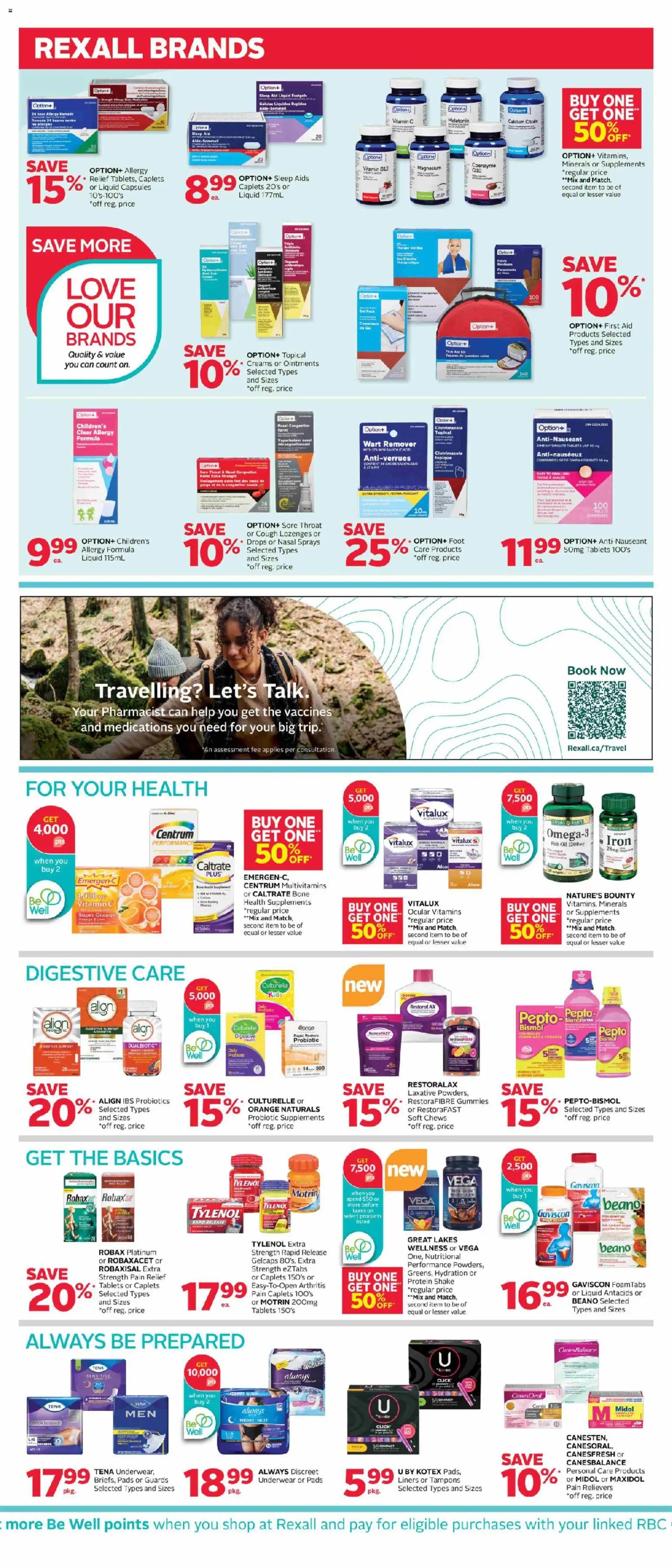 Rexall weekly flyer / circulaire