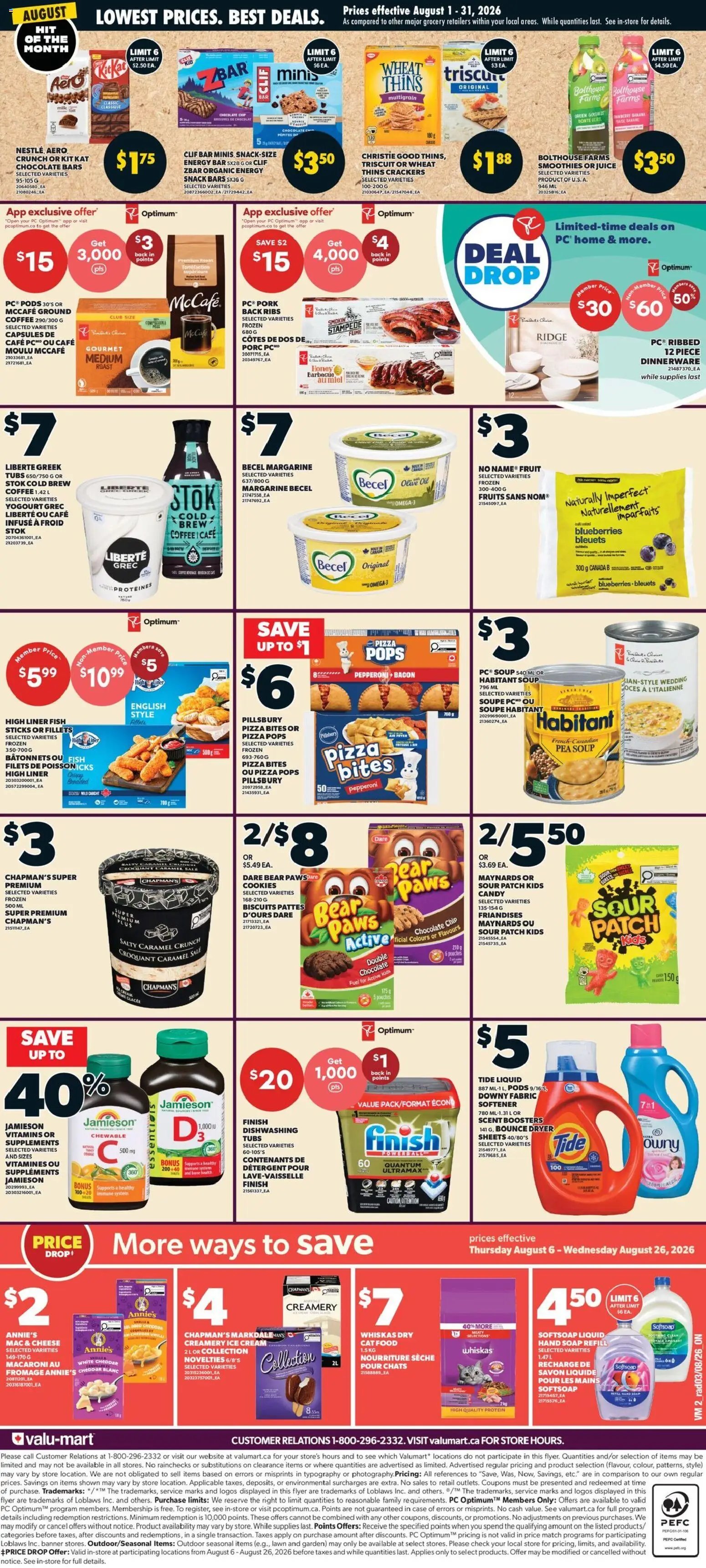 Valu Mart weekly flyer