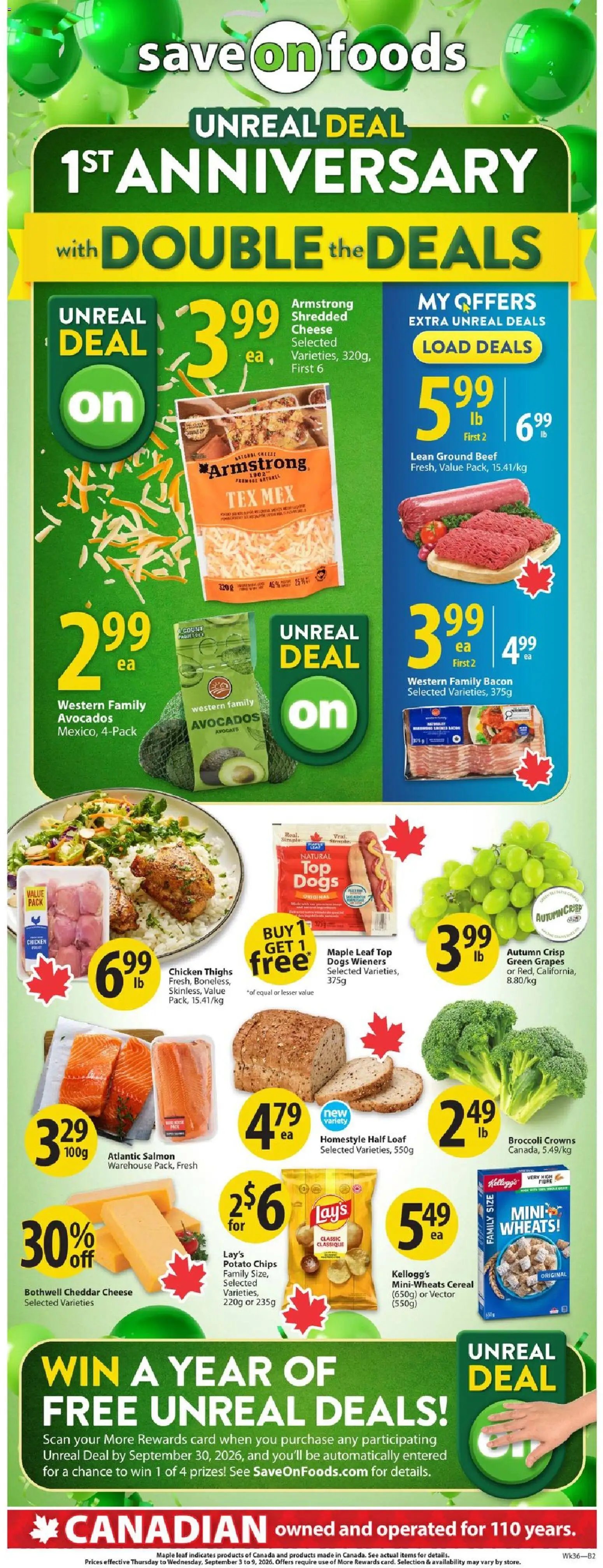 Save on foods weekly flyer / circulaire