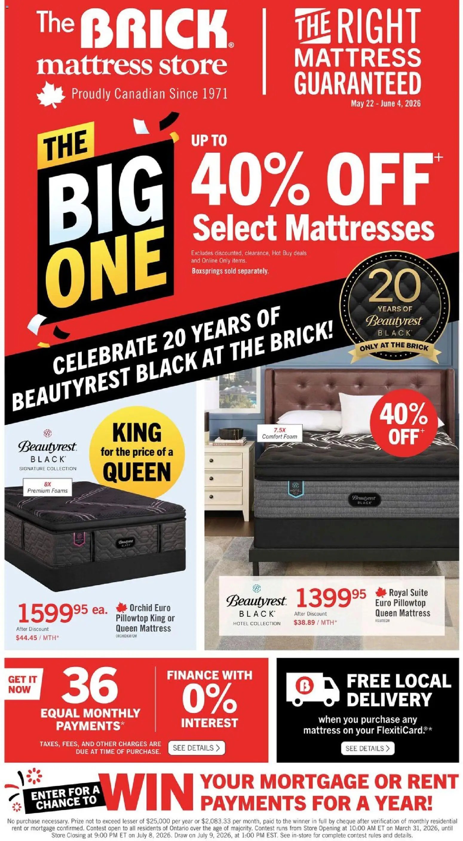 The Brick - Brick Mattress Store (2026-05-22 - 2026-06-04) | 2