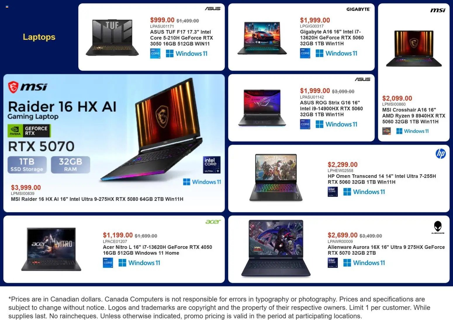 Canada Computers weekly flyer