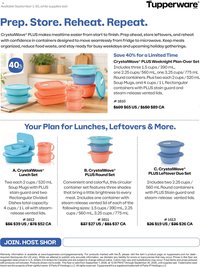 Tupperware weekly flyer