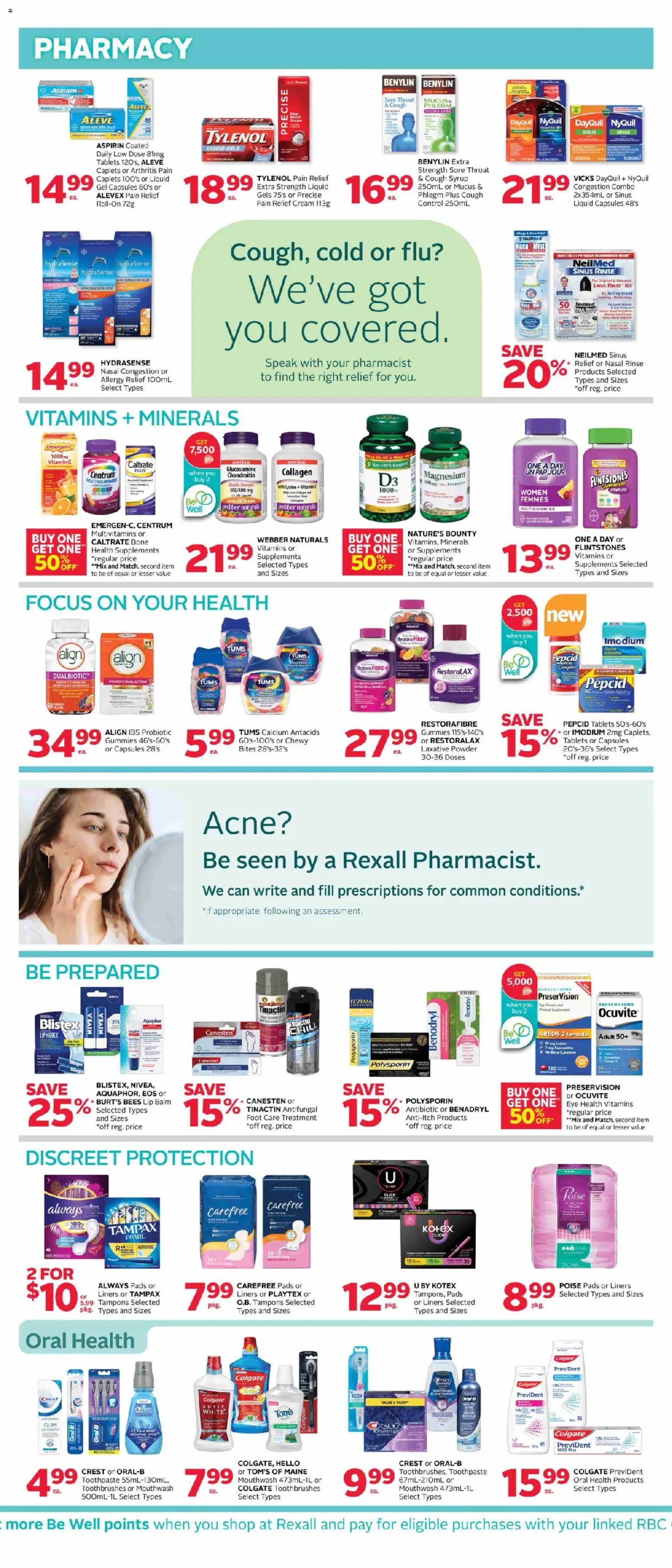 Rexall weekly flyer / circulaire