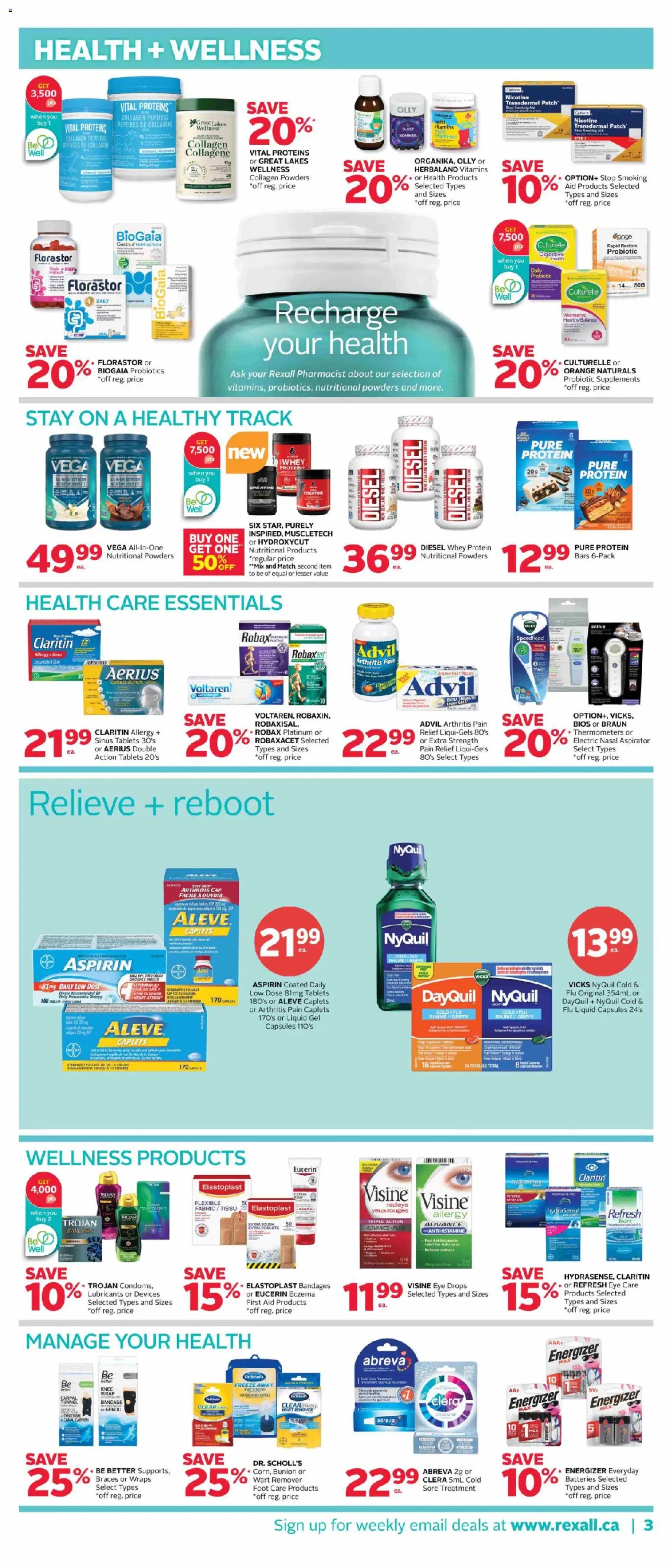 Rexall weekly flyer / circulaire