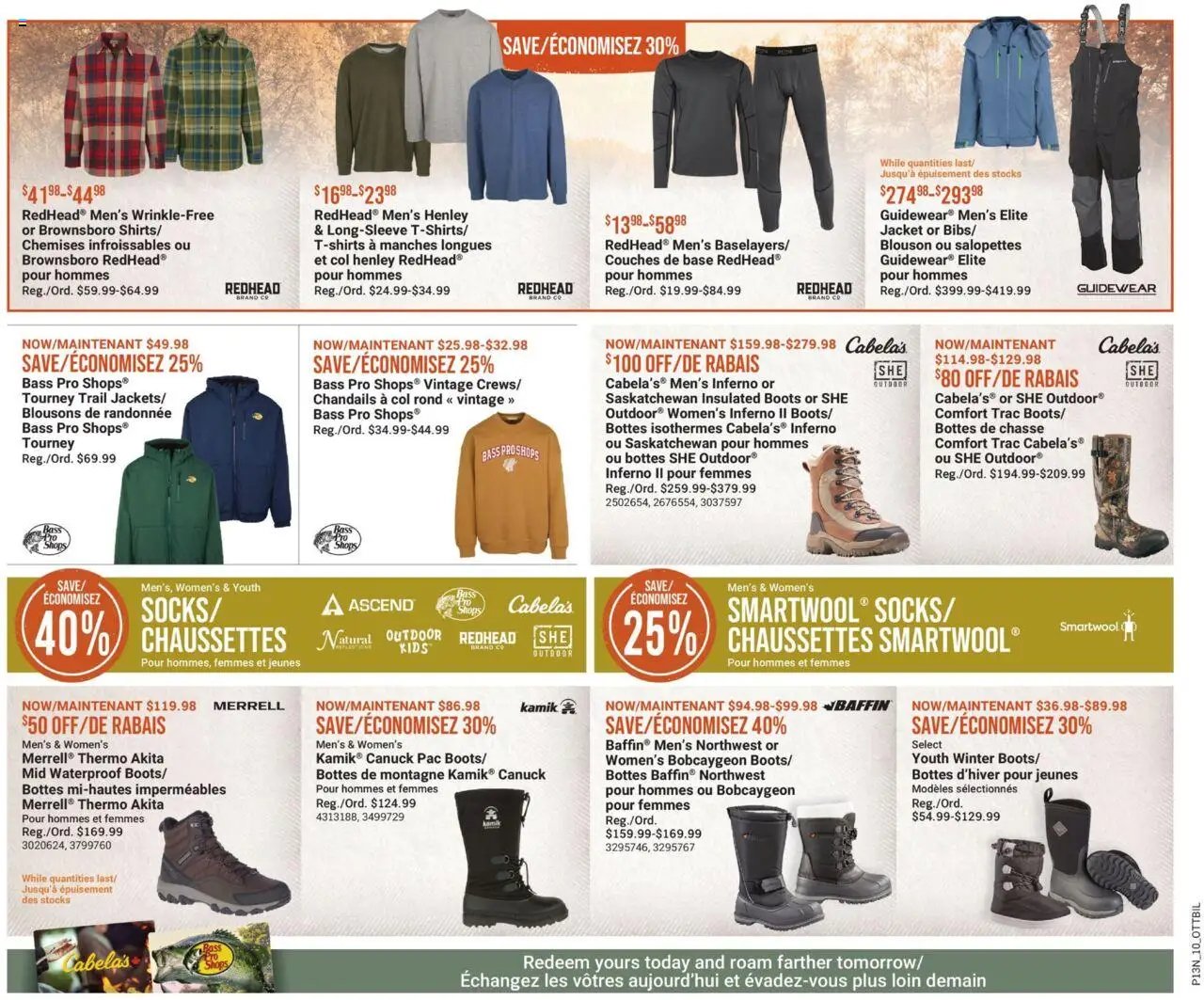 Cabelas weekly flyer / circulaire