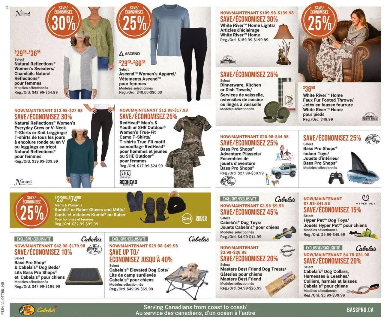Cabelas weekly flyer / circulaire