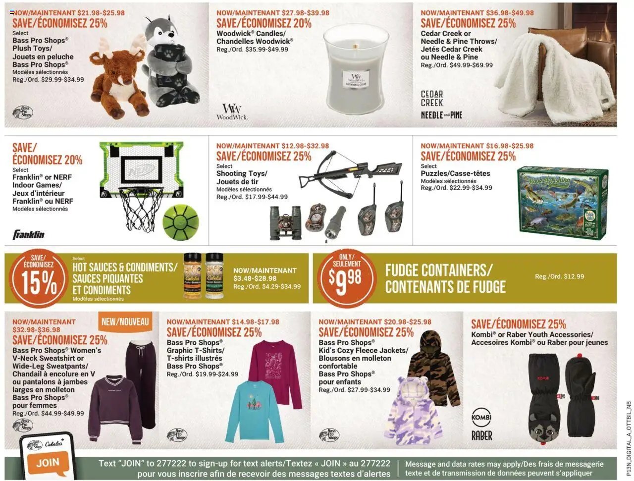 Cabelas weekly flyer / circulaire