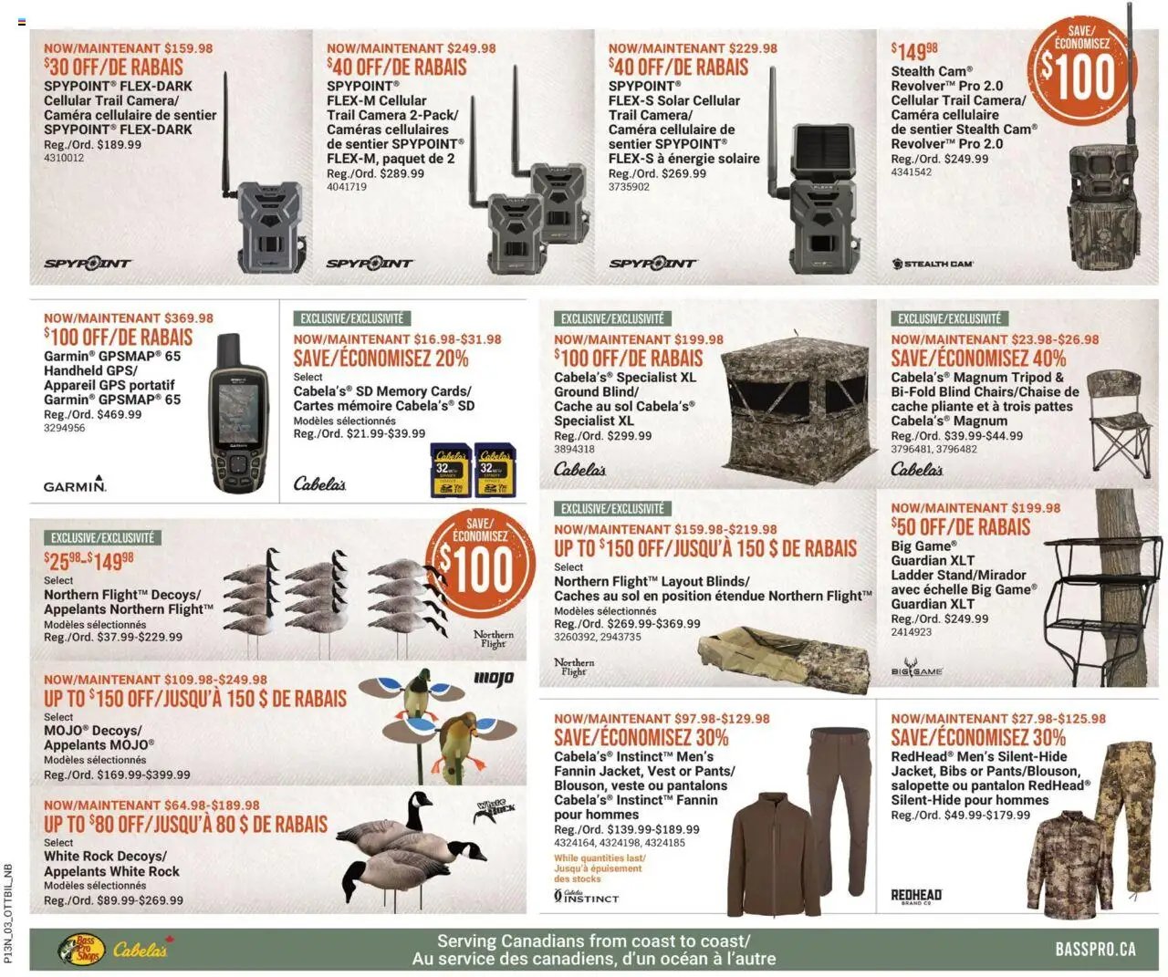 Cabelas weekly flyer / circulaire