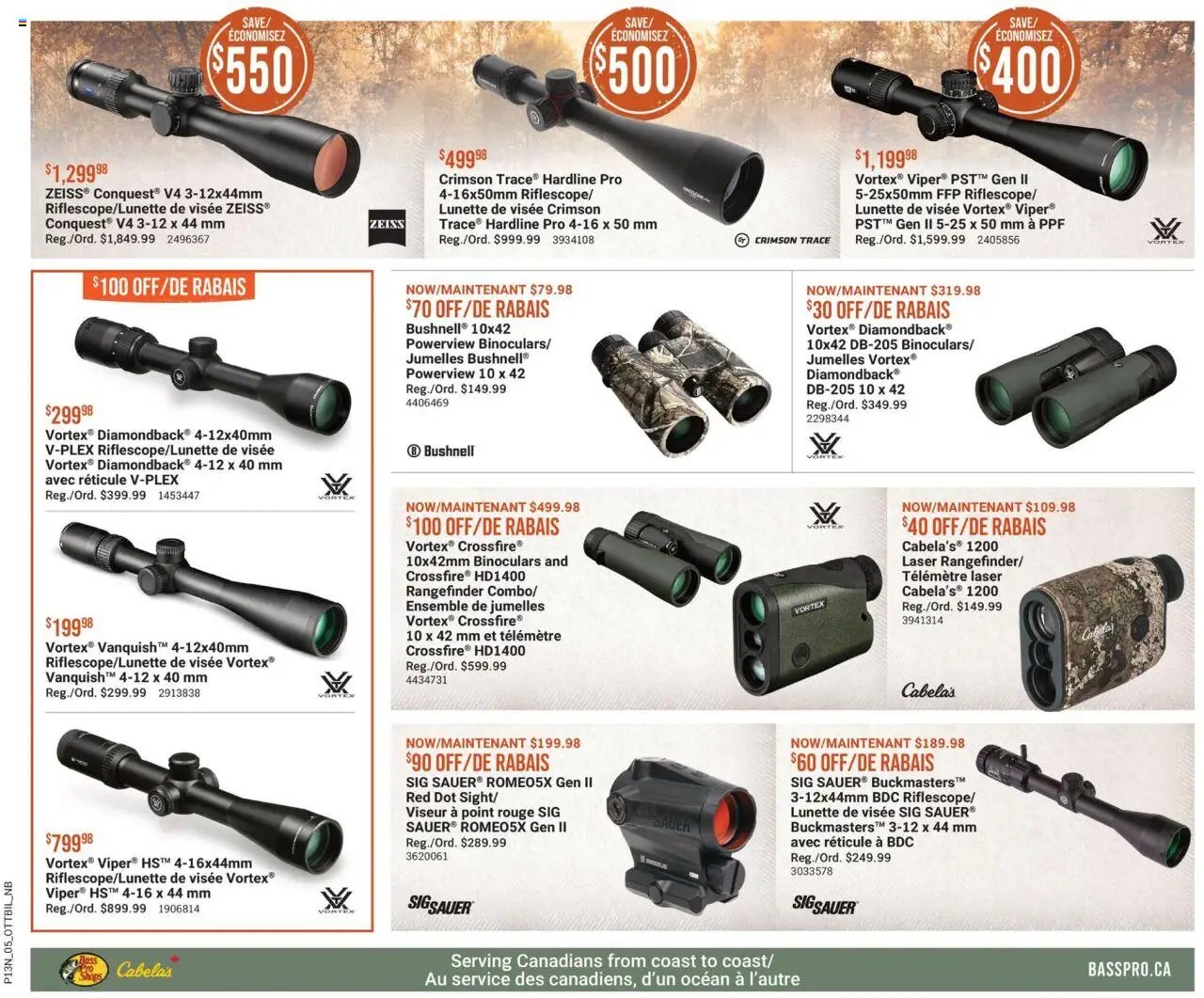 Cabelas weekly flyer / circulaire