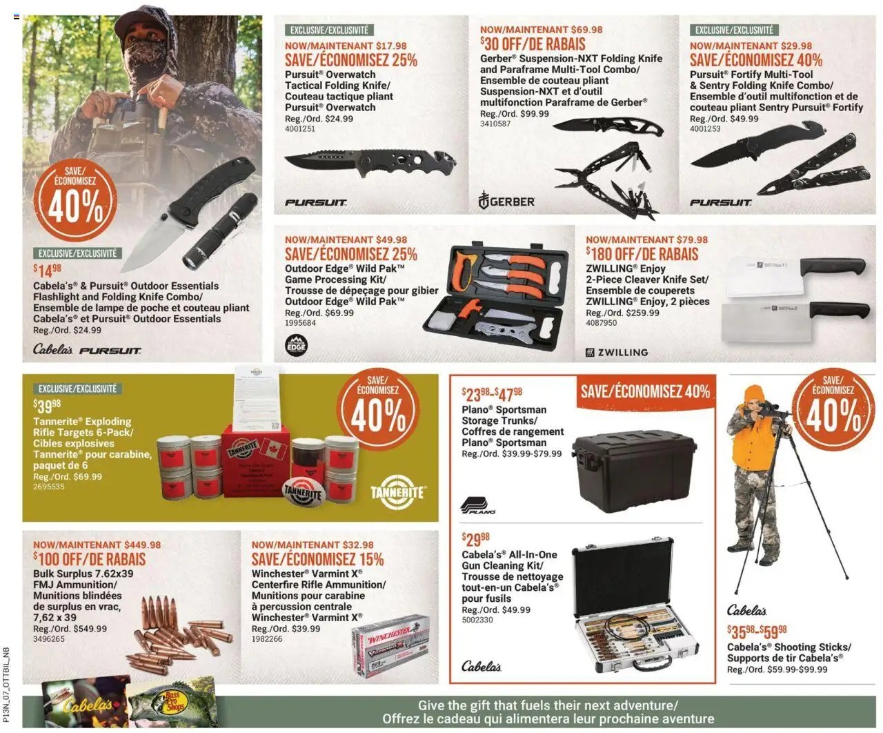 Cabelas weekly flyer / circulaire