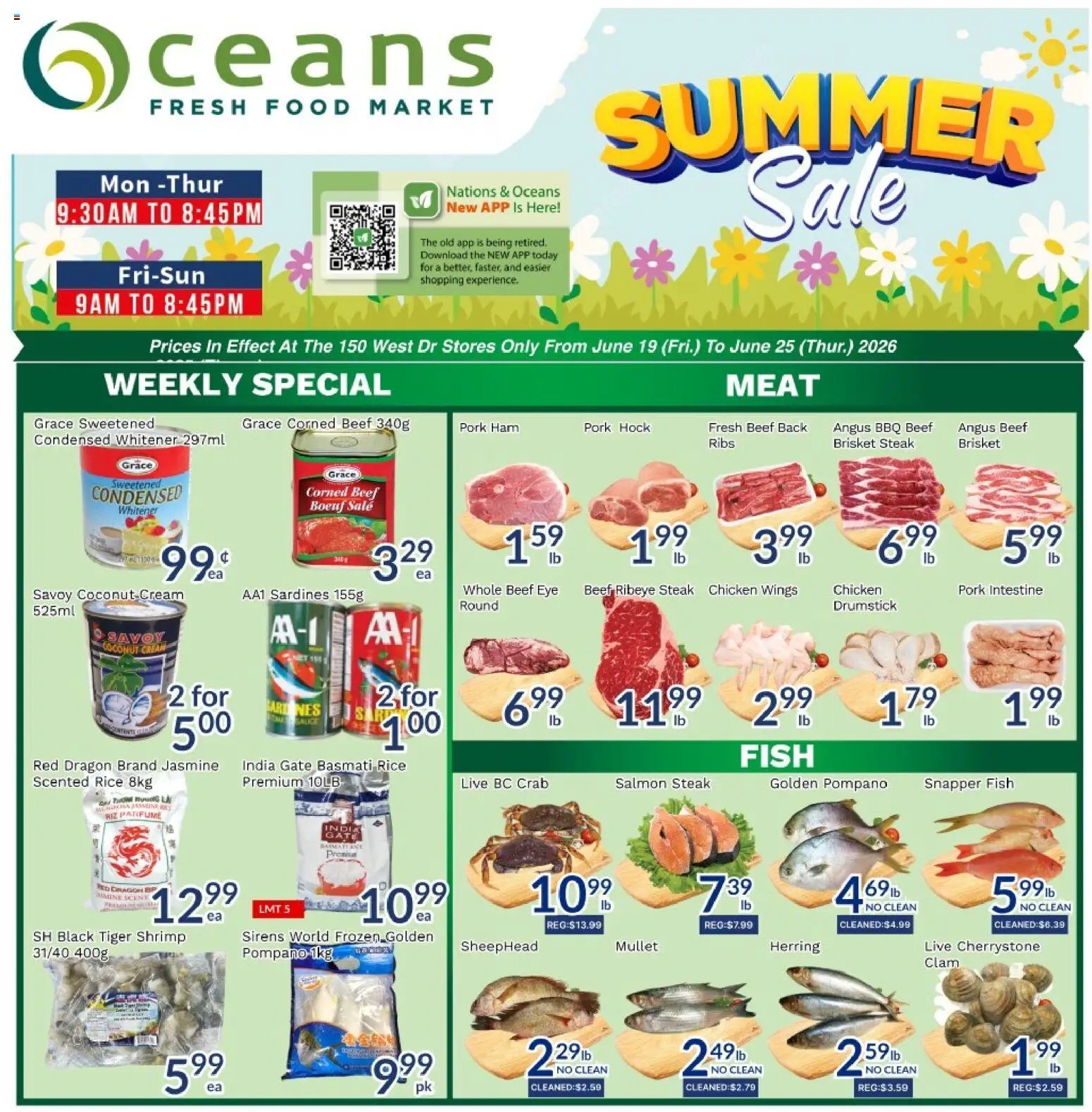 Oceans weekly flyer / circulaire