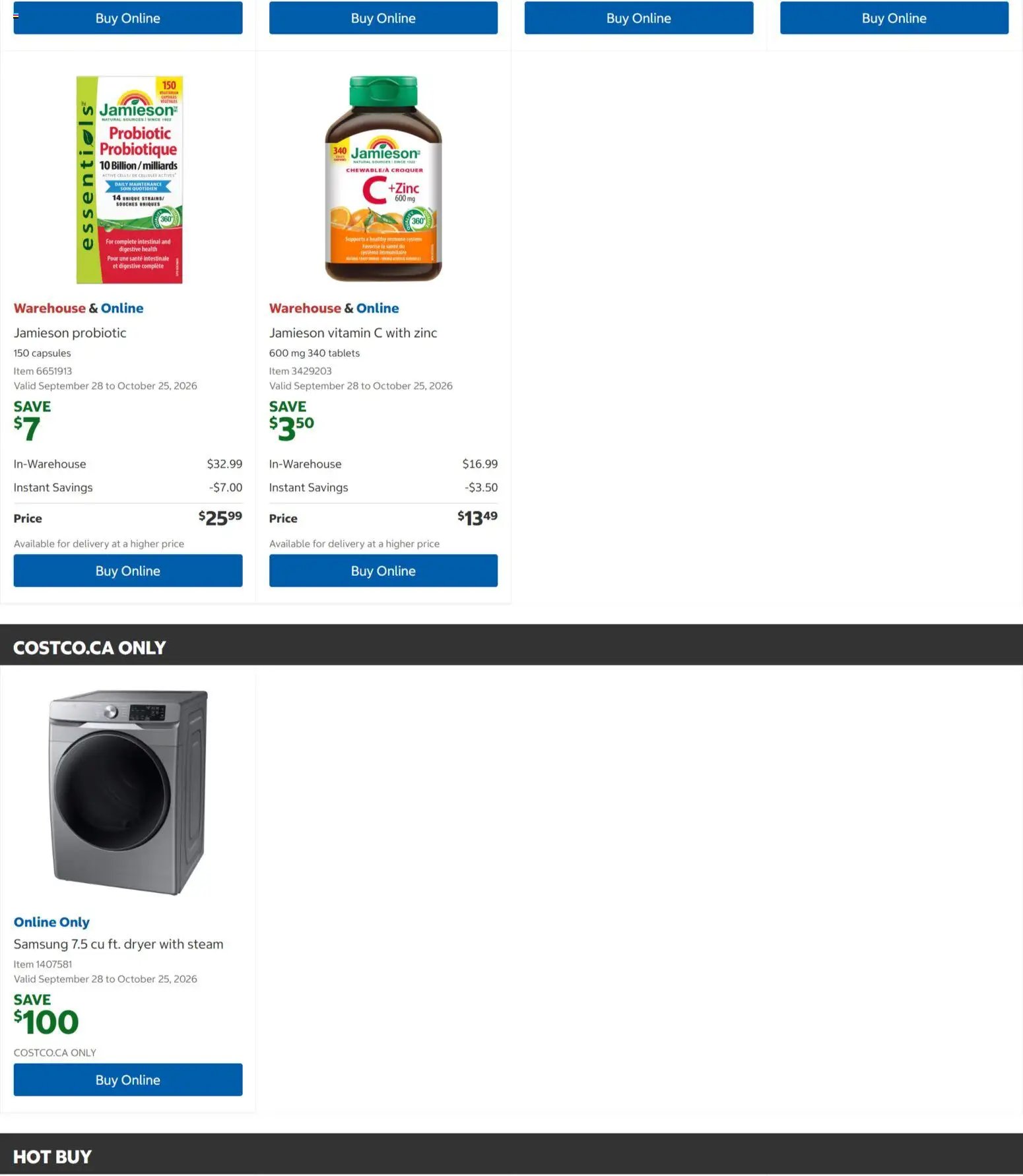 Costco weekly flyer