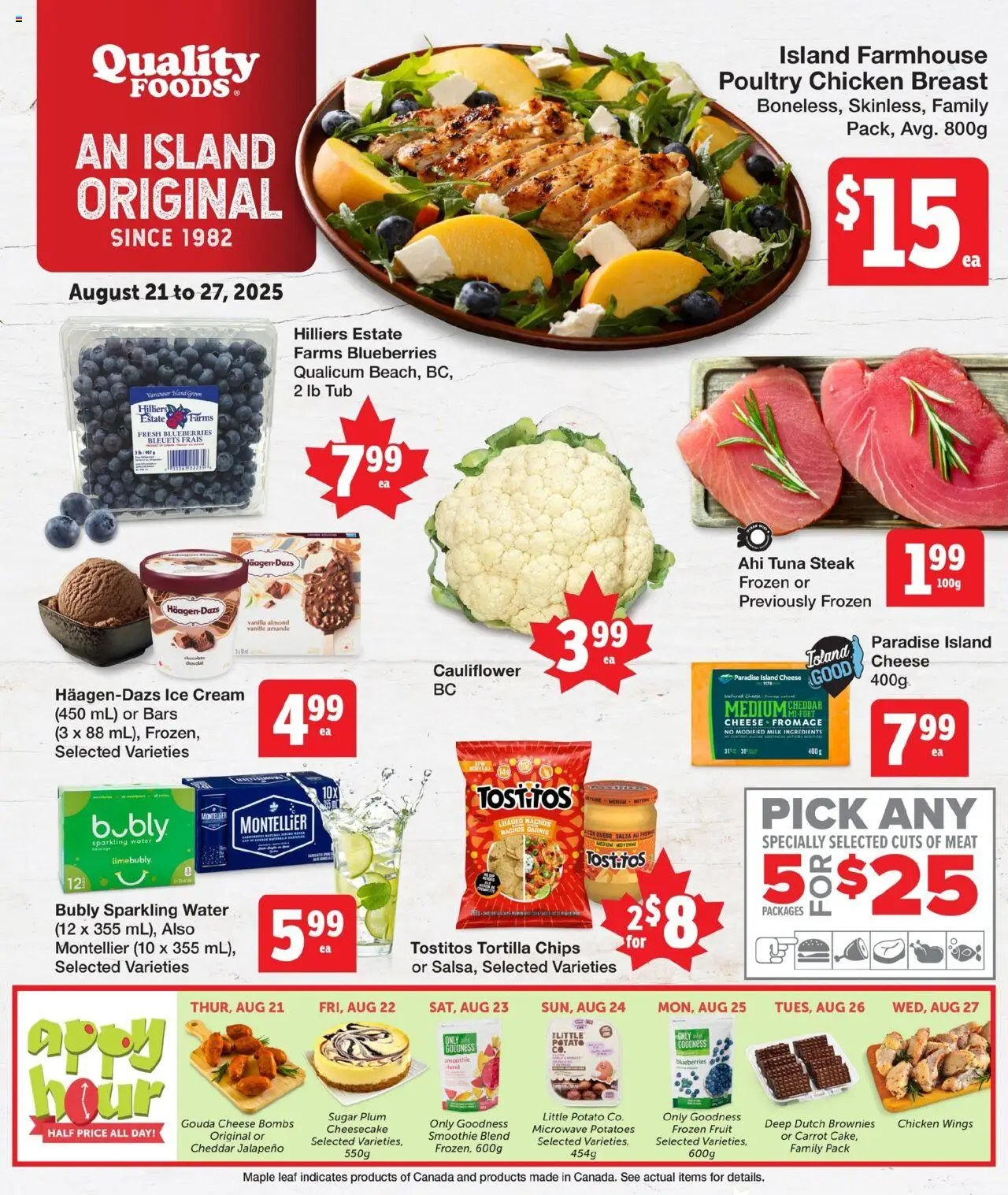 Quality Foods weekly flyer / circulaire (2025-08-21 - 2025-08-28) | 1