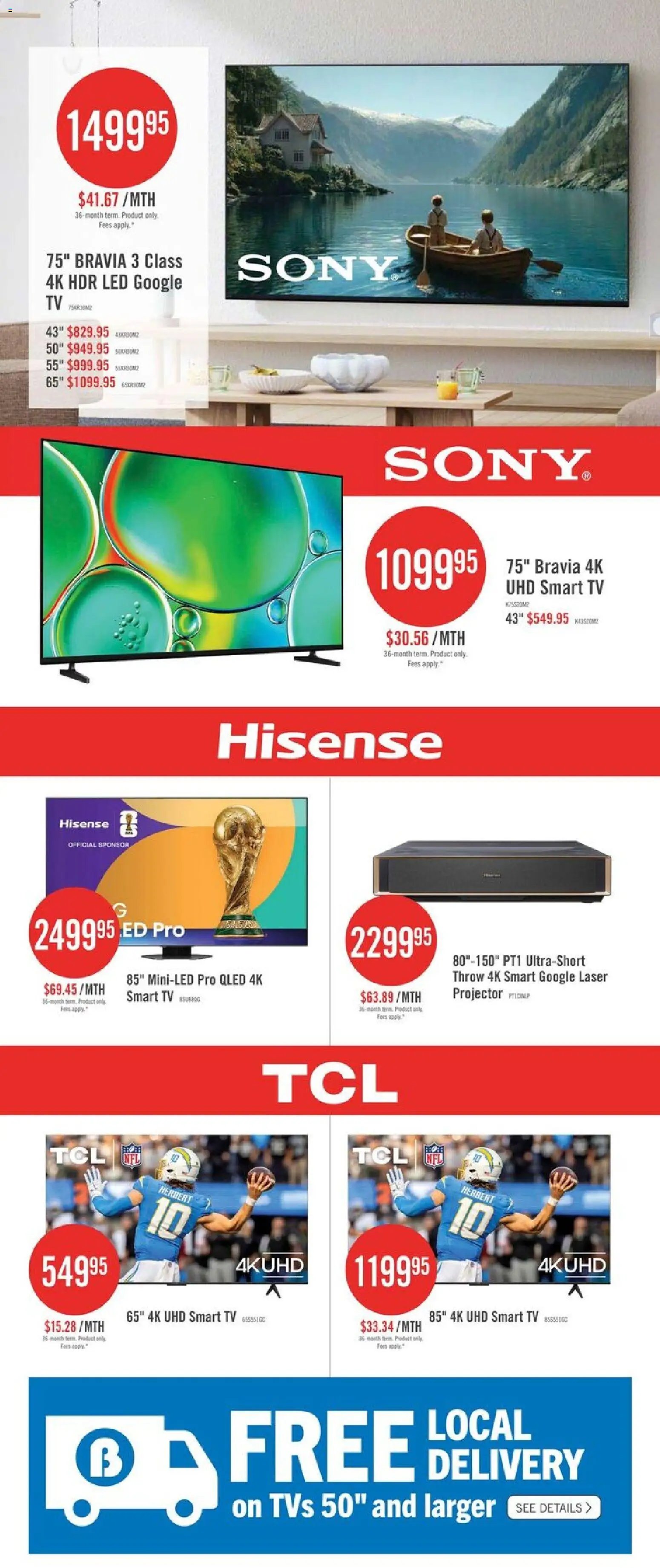 The Brick - Tent sale