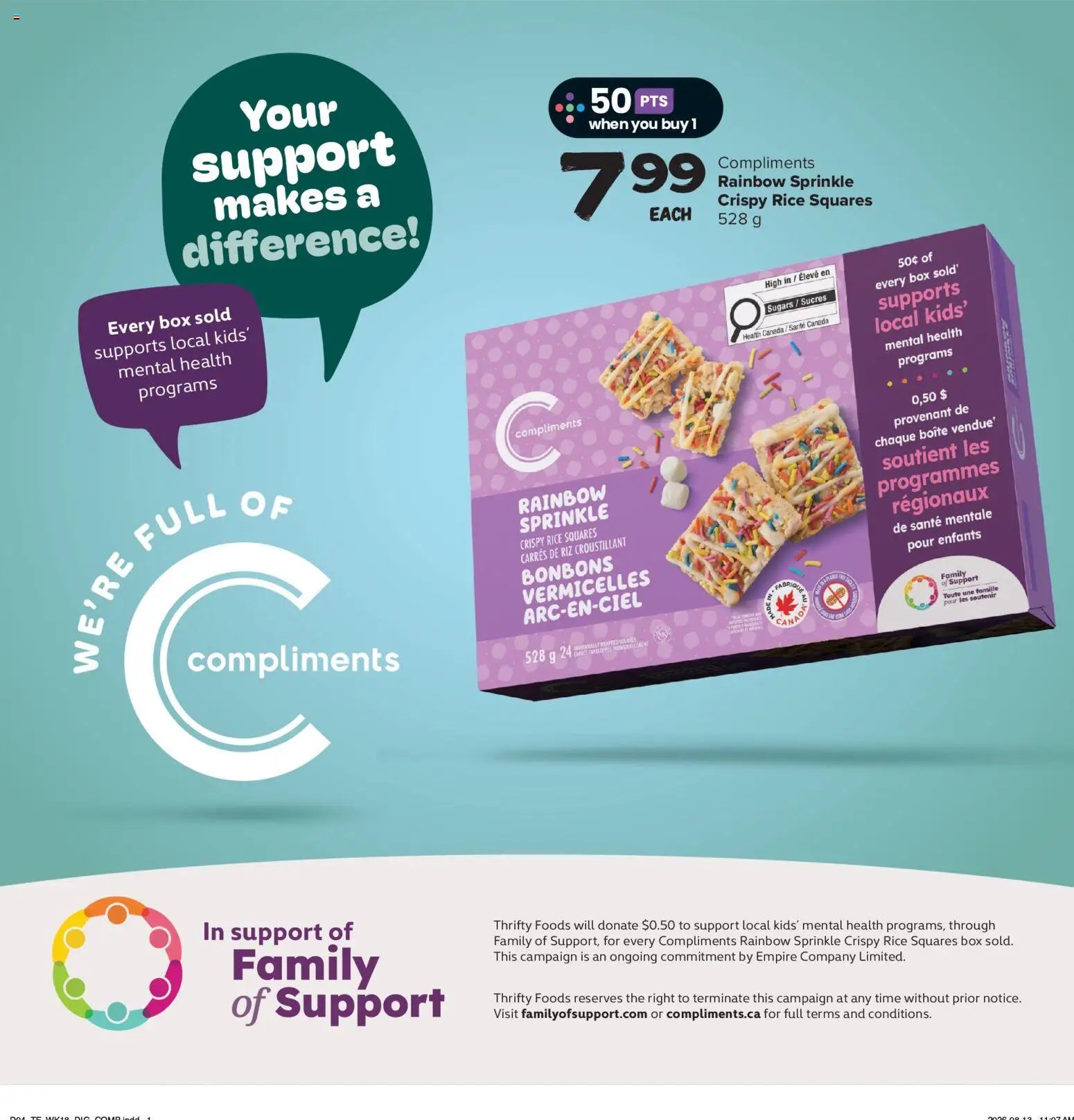 Thrifty Foods weekly flyer / circulaire