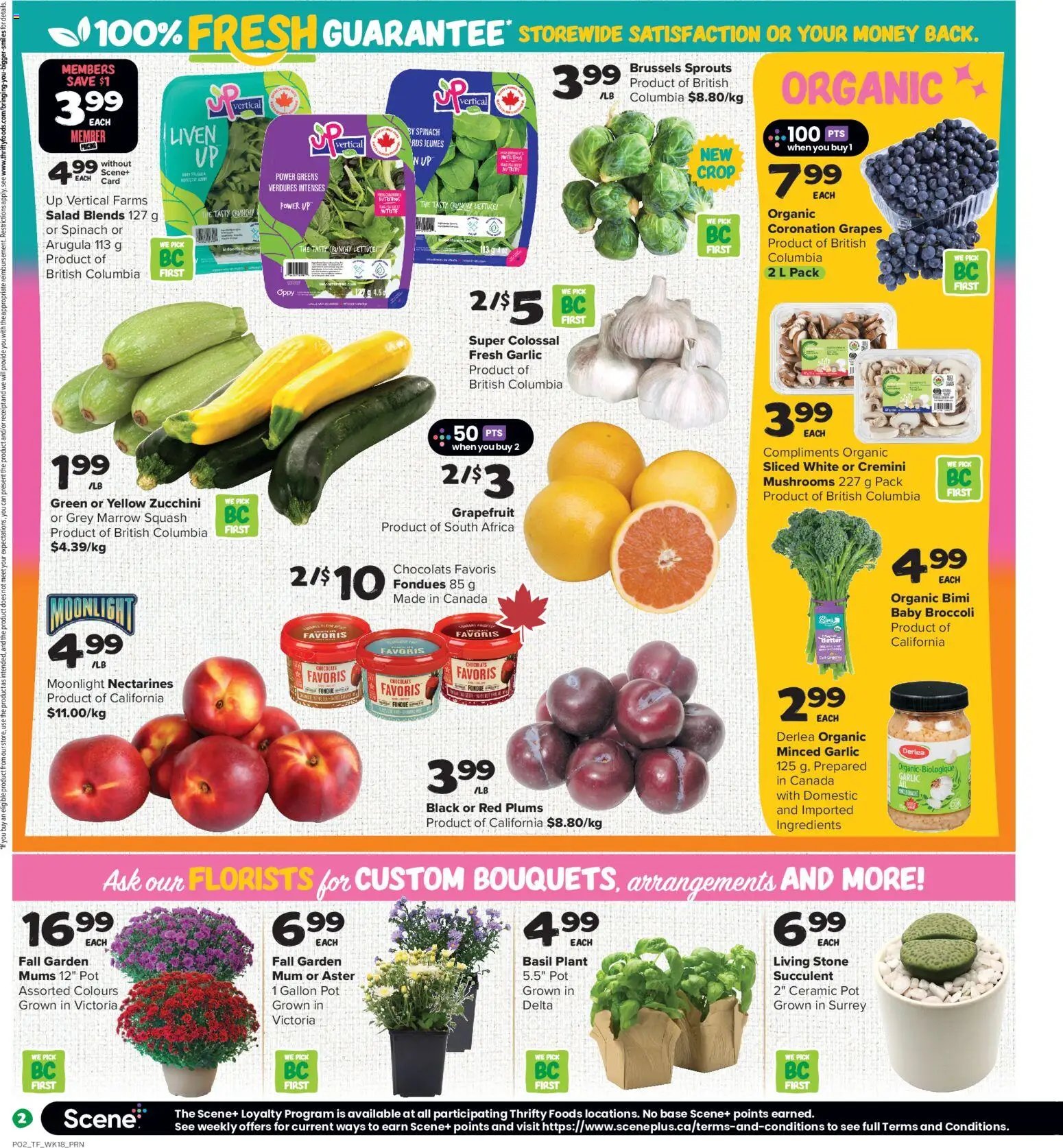 Thrifty Foods weekly flyer / circulaire