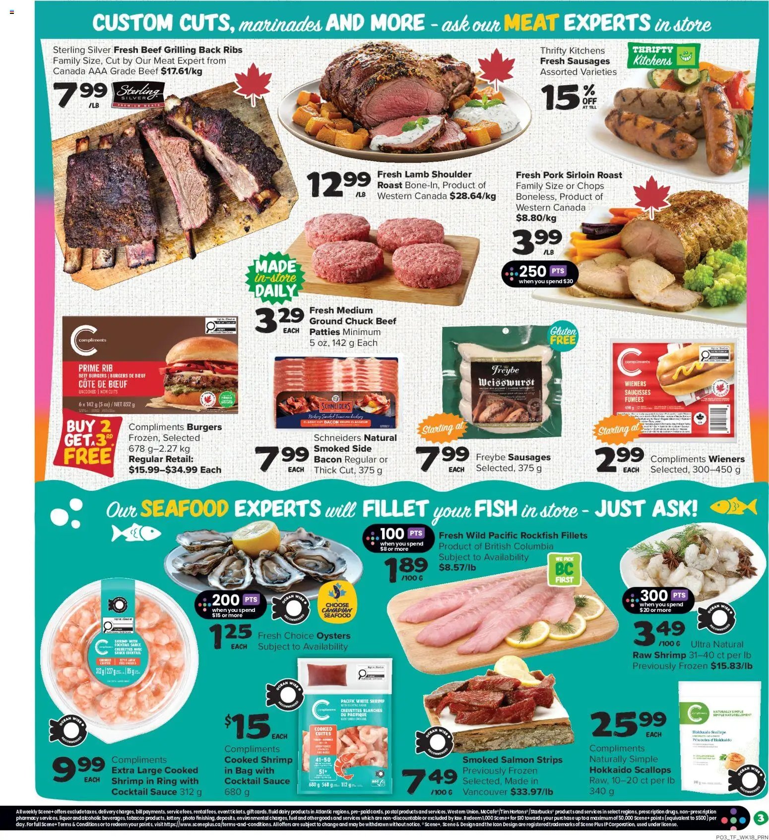 Thrifty Foods weekly flyer / circulaire