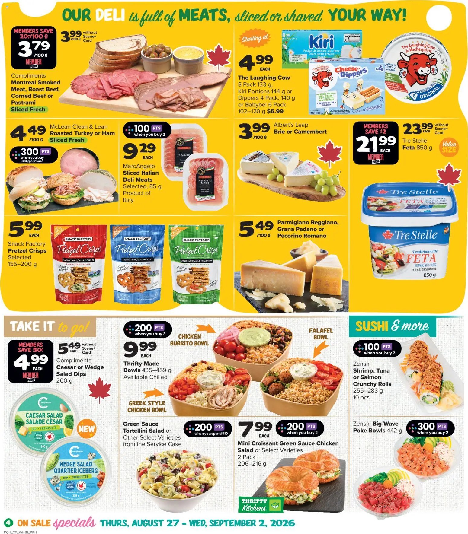 Thrifty Foods weekly flyer / circulaire