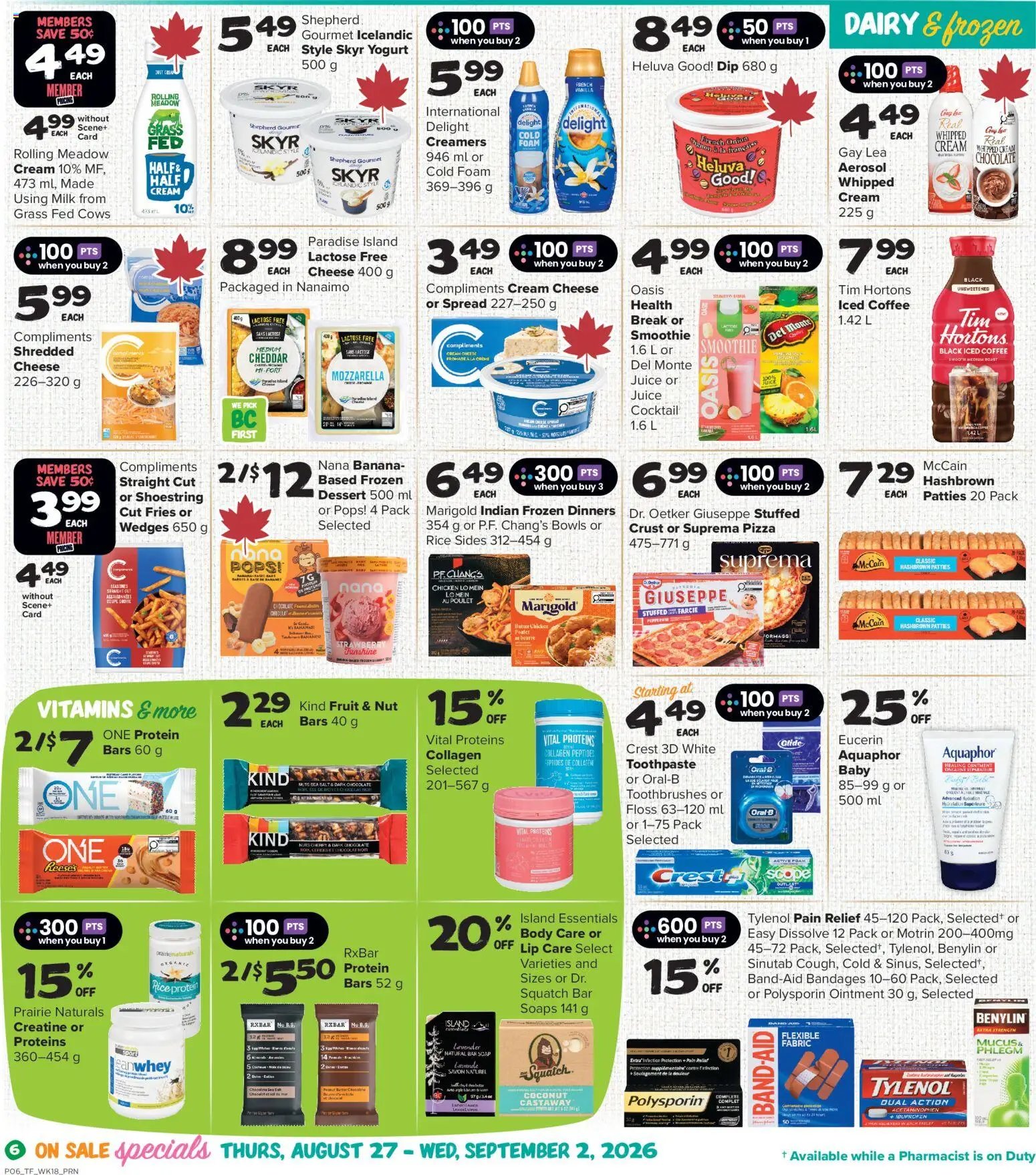 Thrifty Foods weekly flyer / circulaire