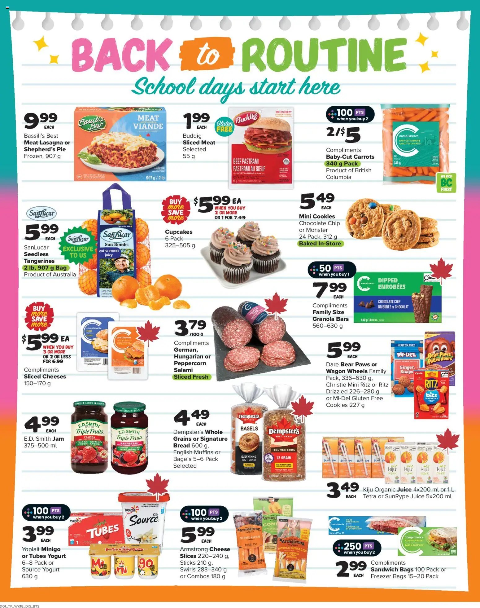 Thrifty Foods weekly flyer / circulaire