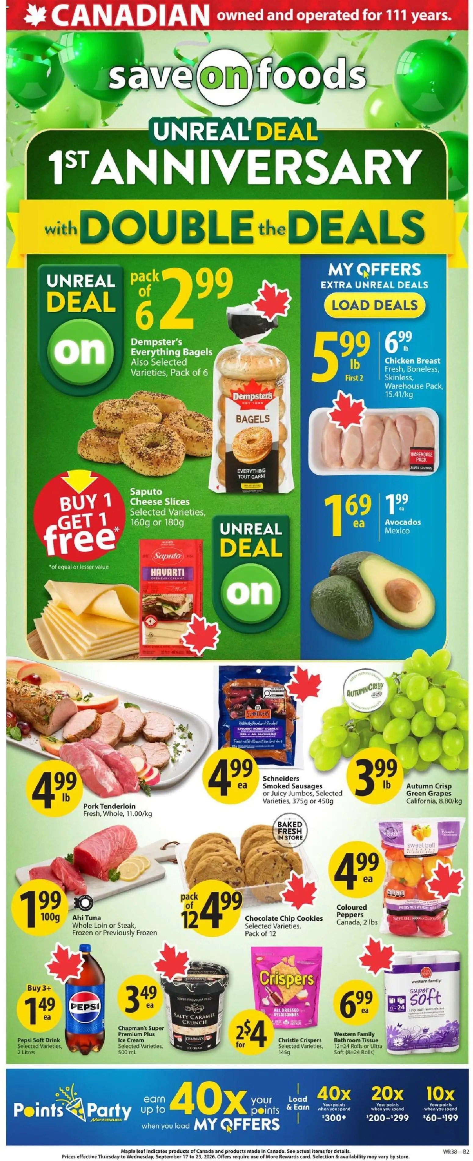 Save on foods weekly flyer / circulaire