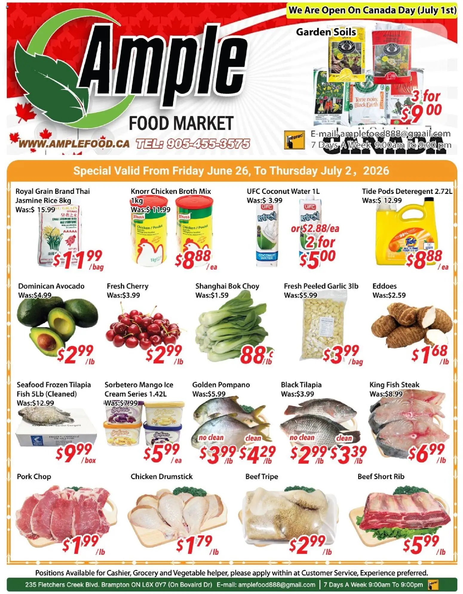 Ample Food Market weekly flyer / circulaire