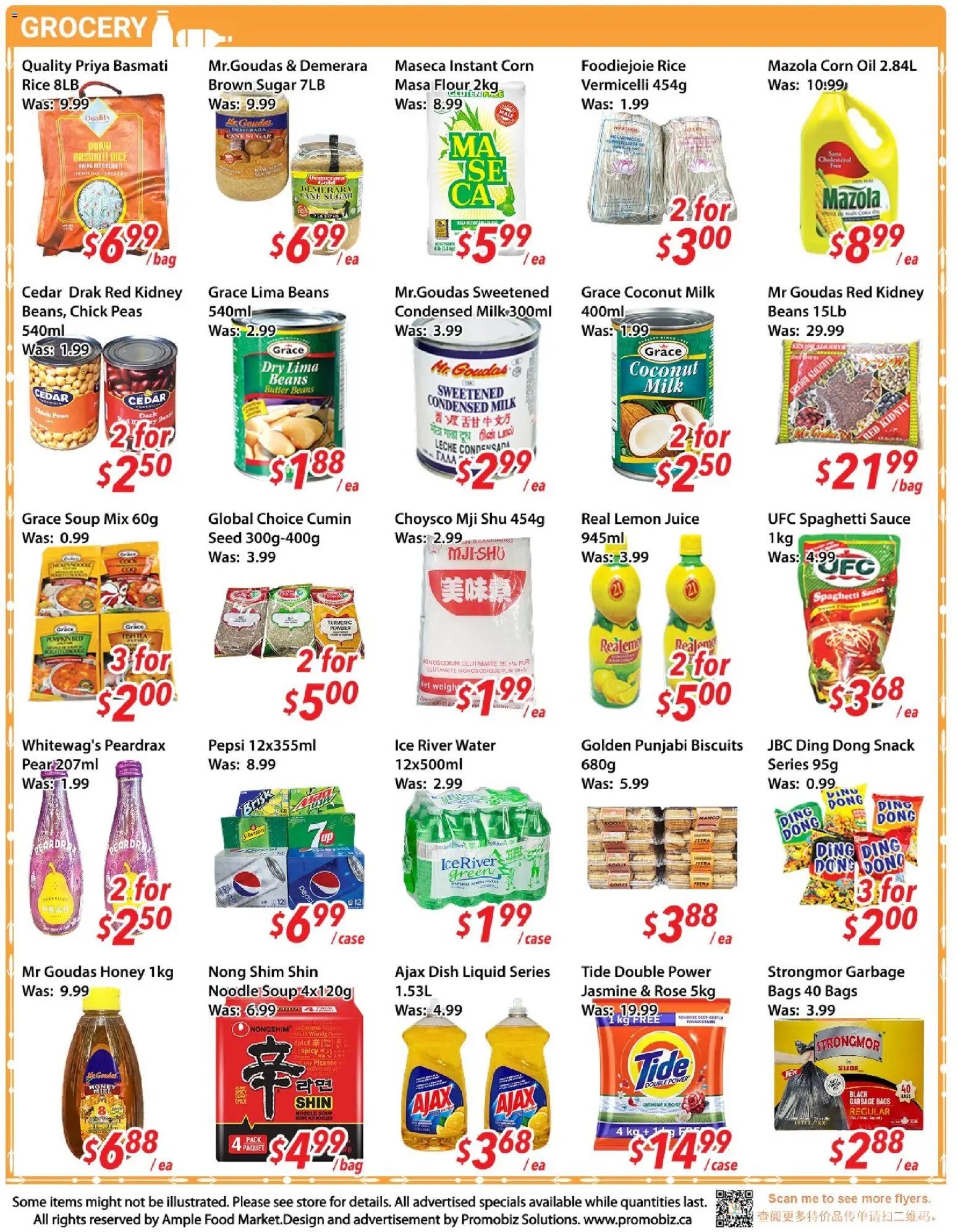 Ample Food Market weekly flyer / circulaire