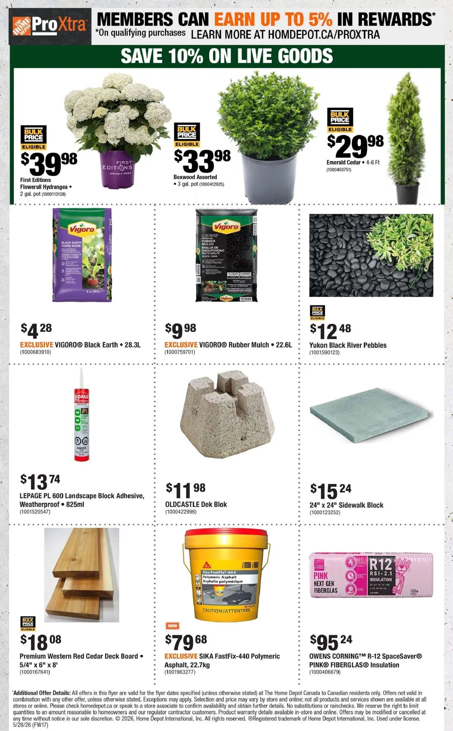 Home Depot weekly flyer - BC