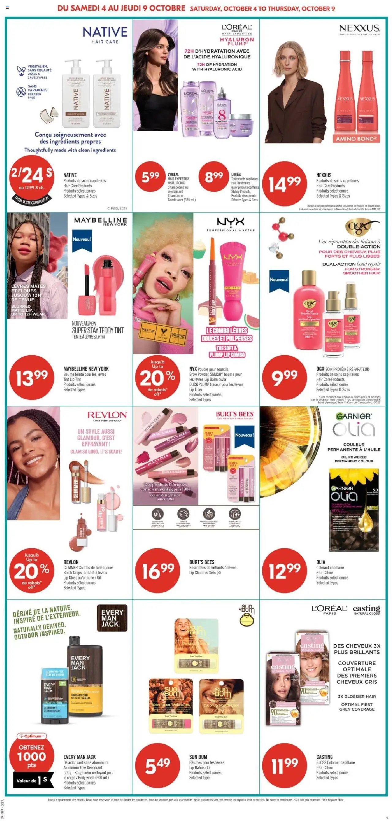 Pharmaprix weekly flyer / circulaire