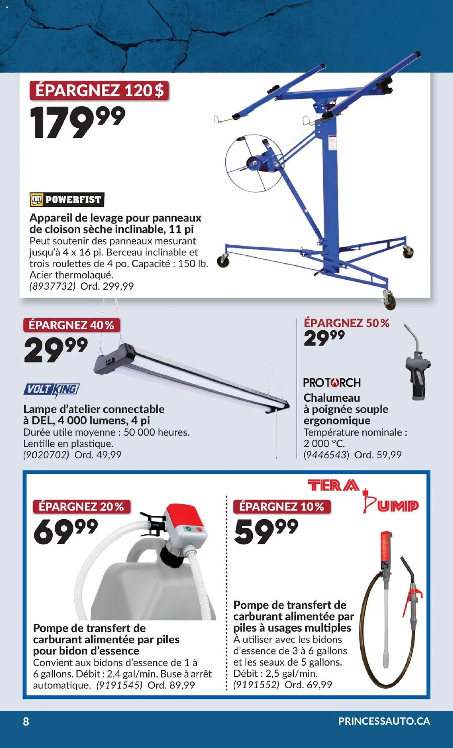 Princess Auto circulaire - 2 Semaines de Soldes !