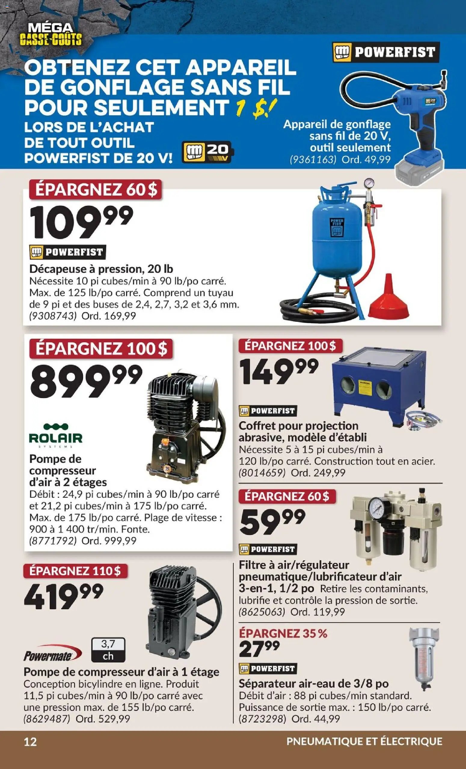 Princess Auto circulaire - 2 Semaines de Soldes !