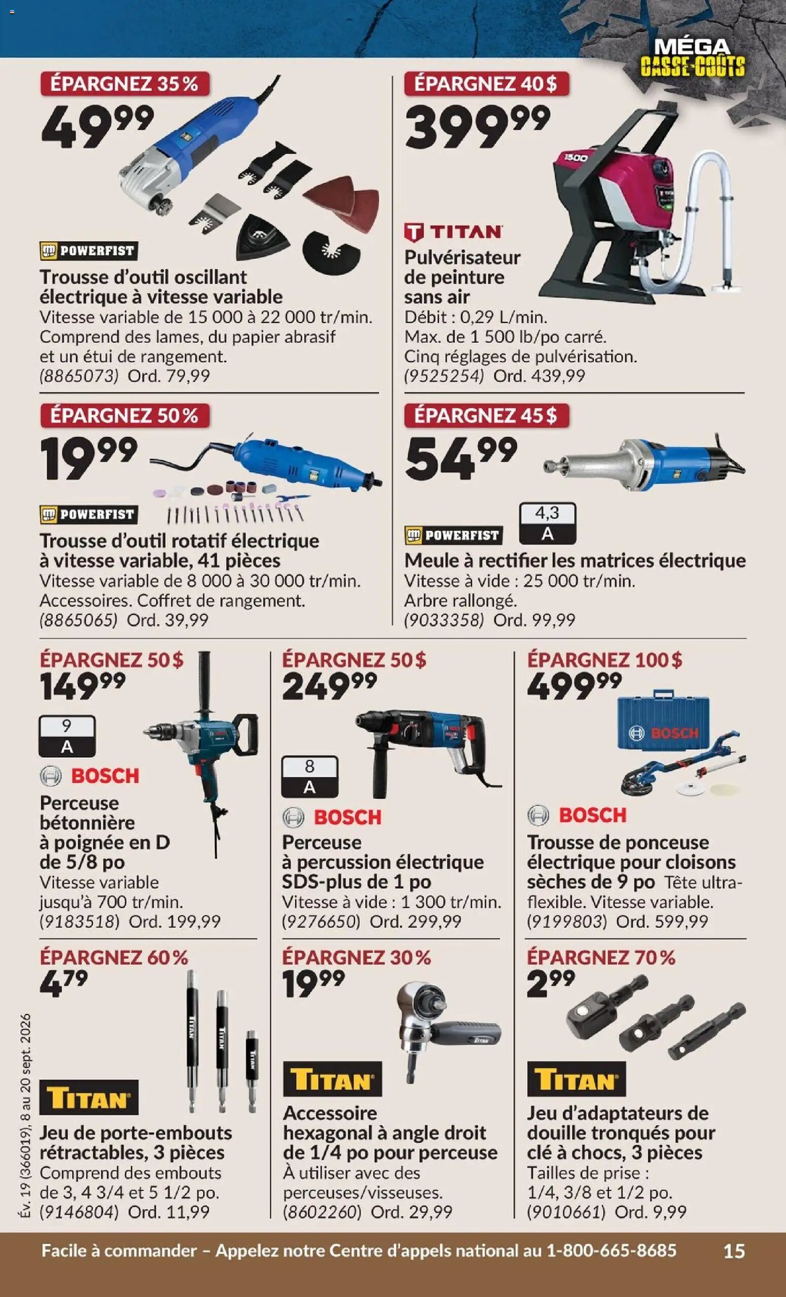 Princess Auto circulaire - 2 Semaines de Soldes !