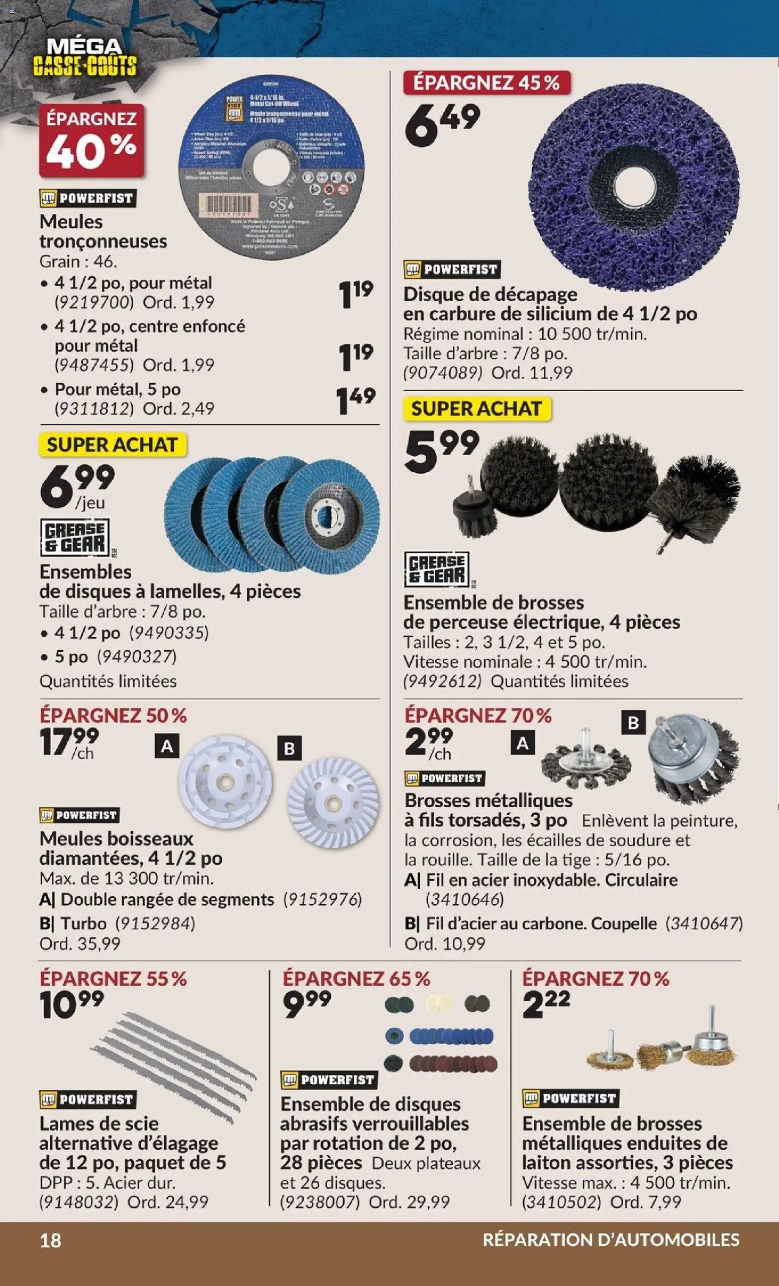 Princess Auto circulaire - 2 Semaines de Soldes !