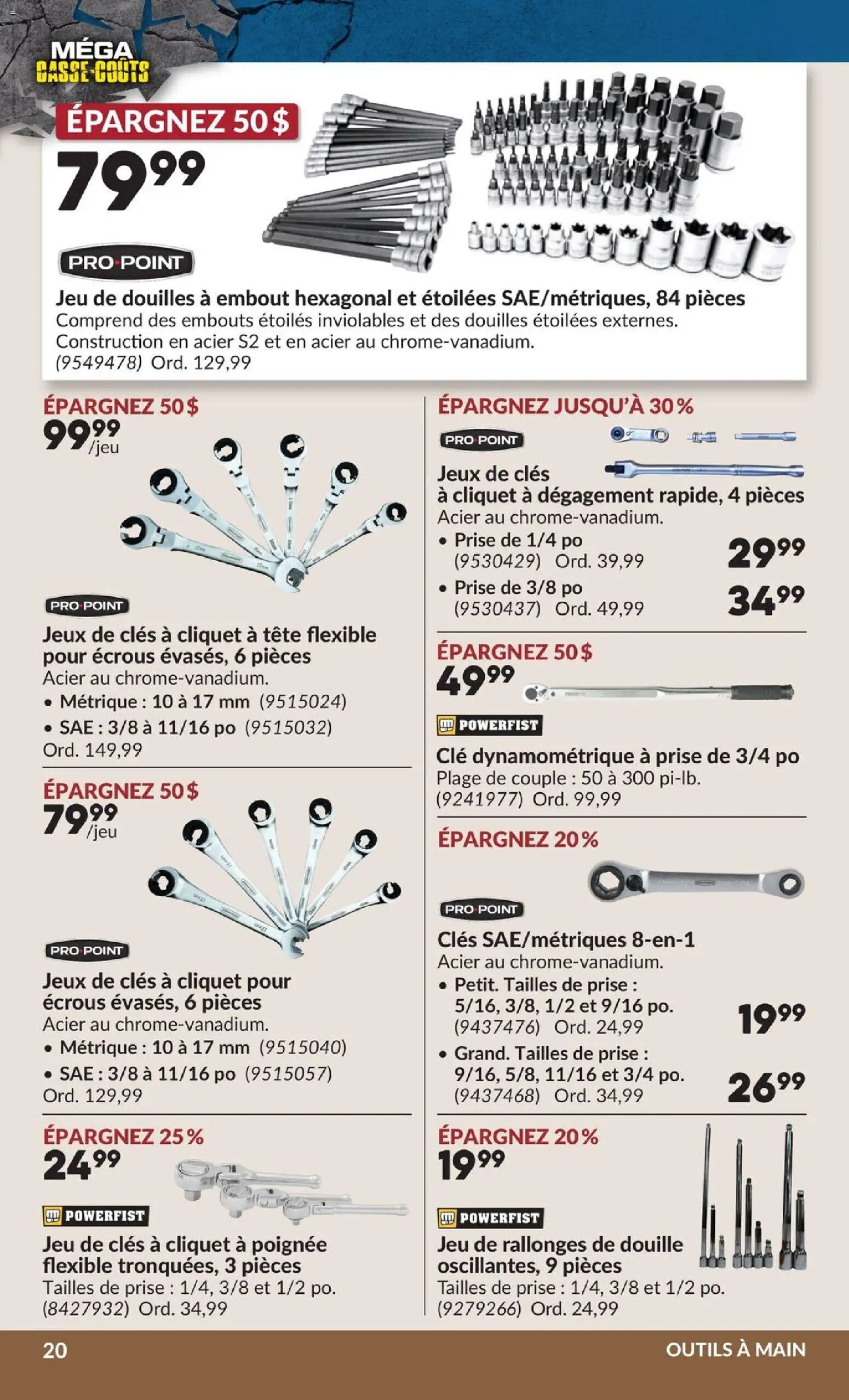 Princess Auto circulaire - 2 Semaines de Soldes !