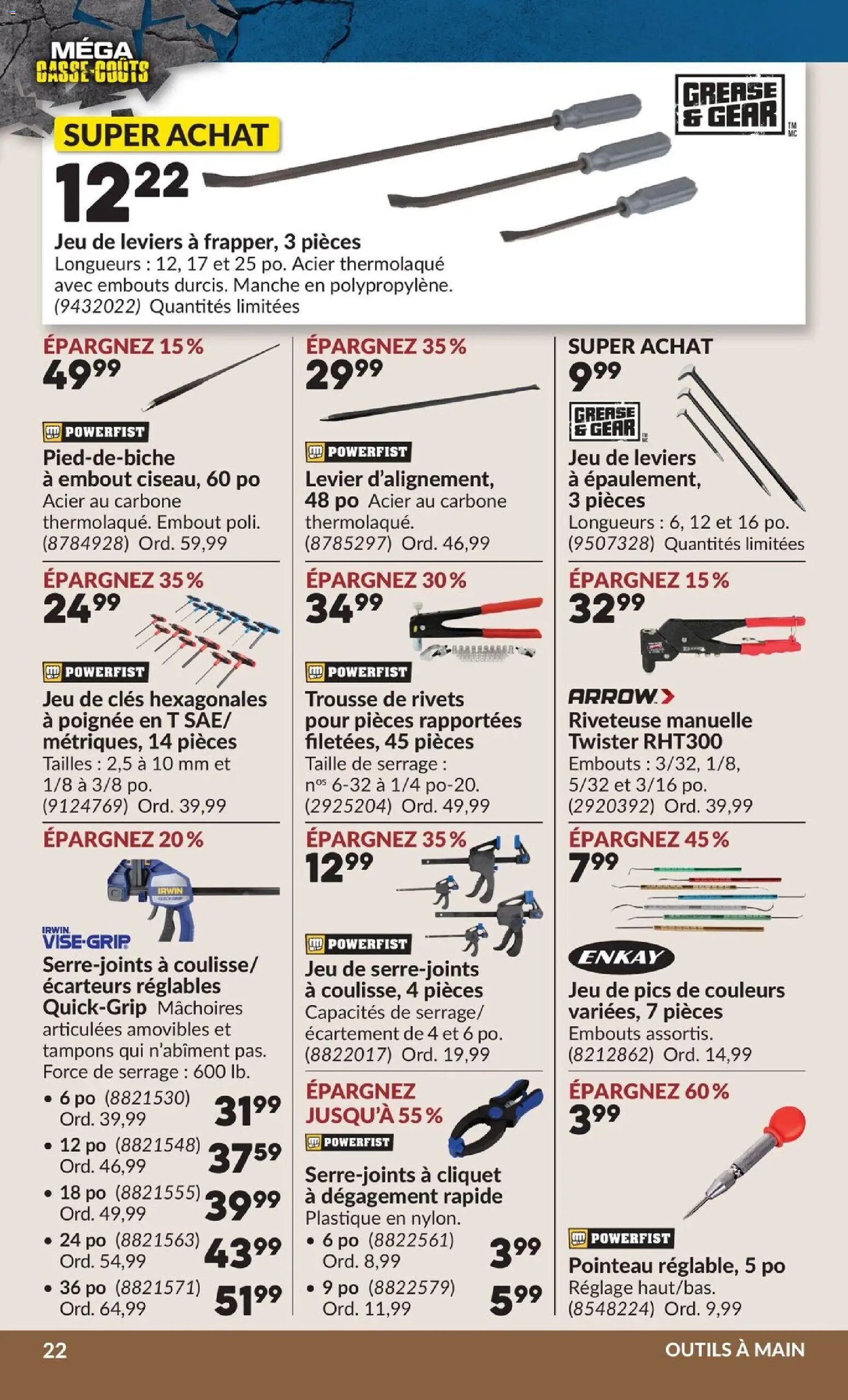 Princess Auto circulaire - 2 Semaines de Soldes !