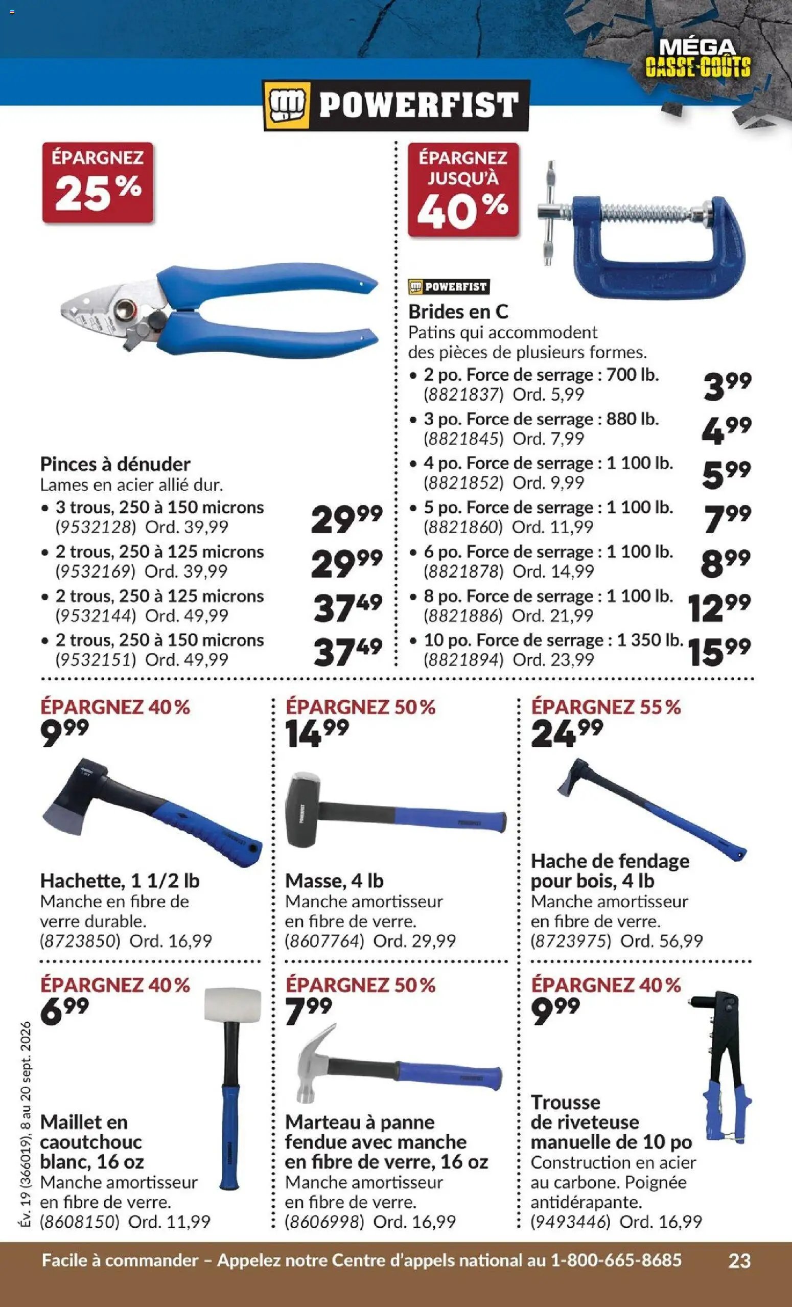 Princess Auto circulaire - 2 Semaines de Soldes !